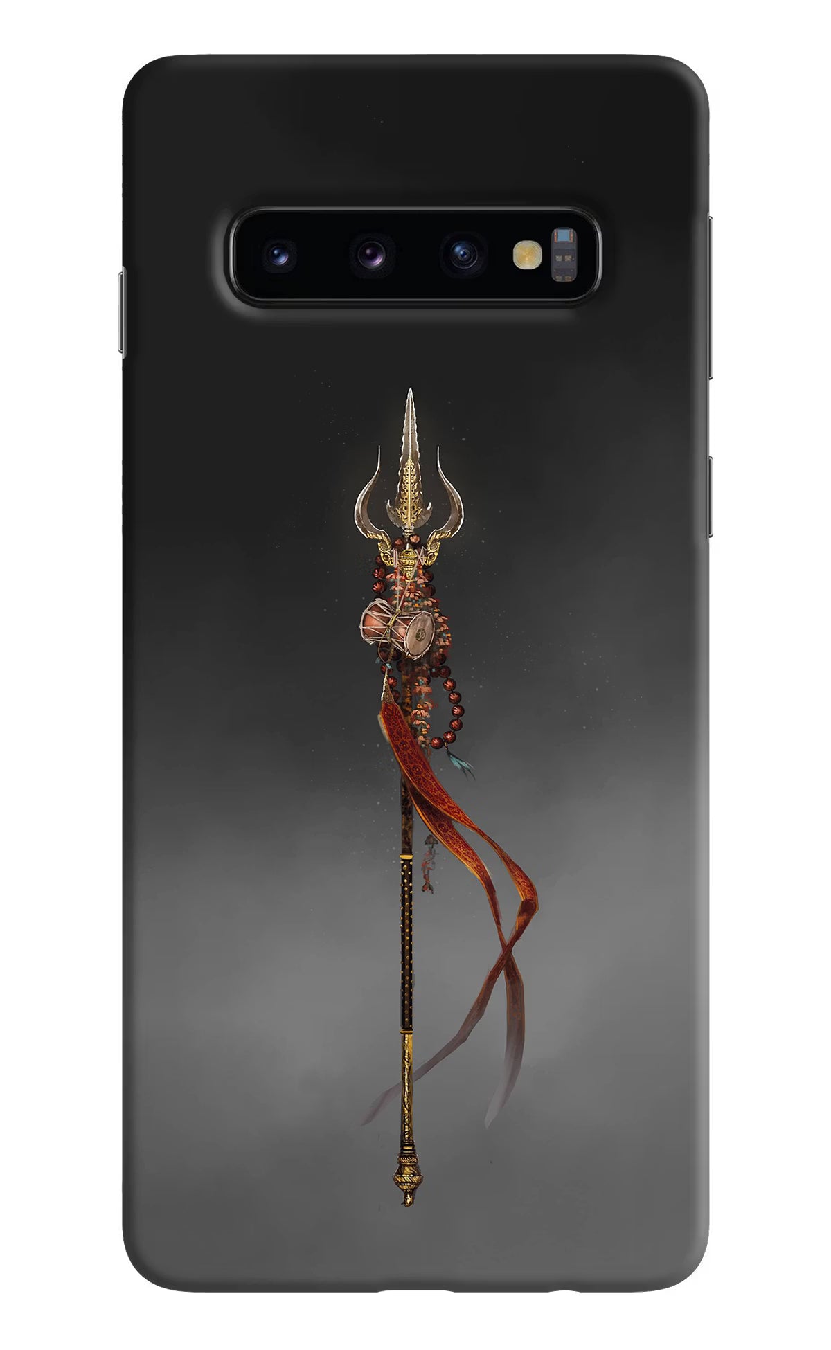 Shiv Trishul Samsung S10 Back Cover - Shiv Trishul Samsung S10 Hard Case Back Cover by Casekaro Shiv Trishul Samsung S10 Hard Case Back Cover by Casekaro