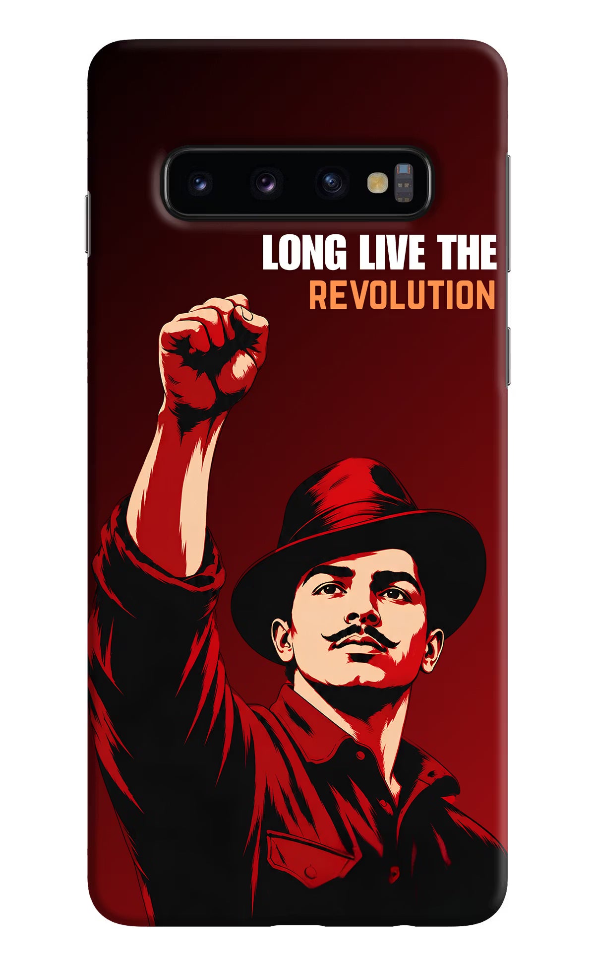 Bhagat Singh Revolution Samsung S10 Back Cover - Bhagat Singh Revolution Samsung S10 Back Cover Bhagat Singh Revolution Samsung S10 Back Cover