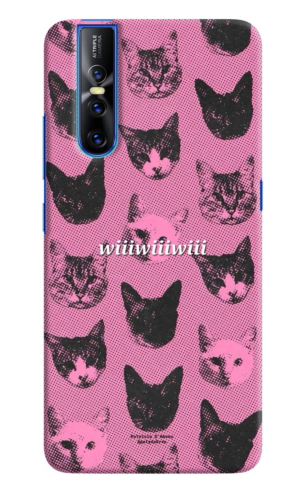 Pink Cats Vivo V15 Pro Back Cover - Pink Cats Vivo V15 Pro Back Cover Pink Cats Vivo V15 Pro Back Cover