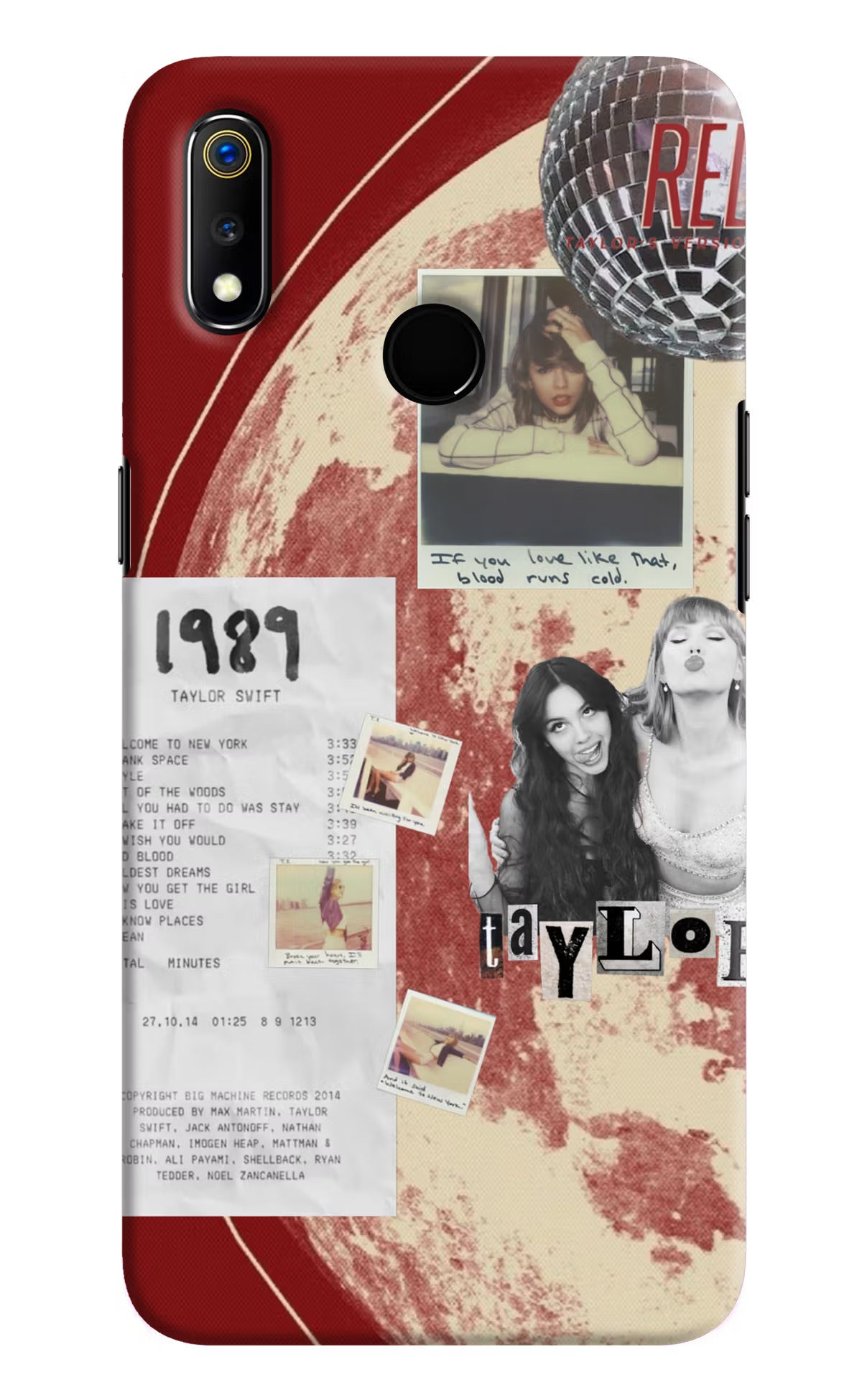 Taylor Swift Realme 3 Back Cover - Taylor Swift Realme 3 Back Cover Taylor Swift Realme 3 Back Cover