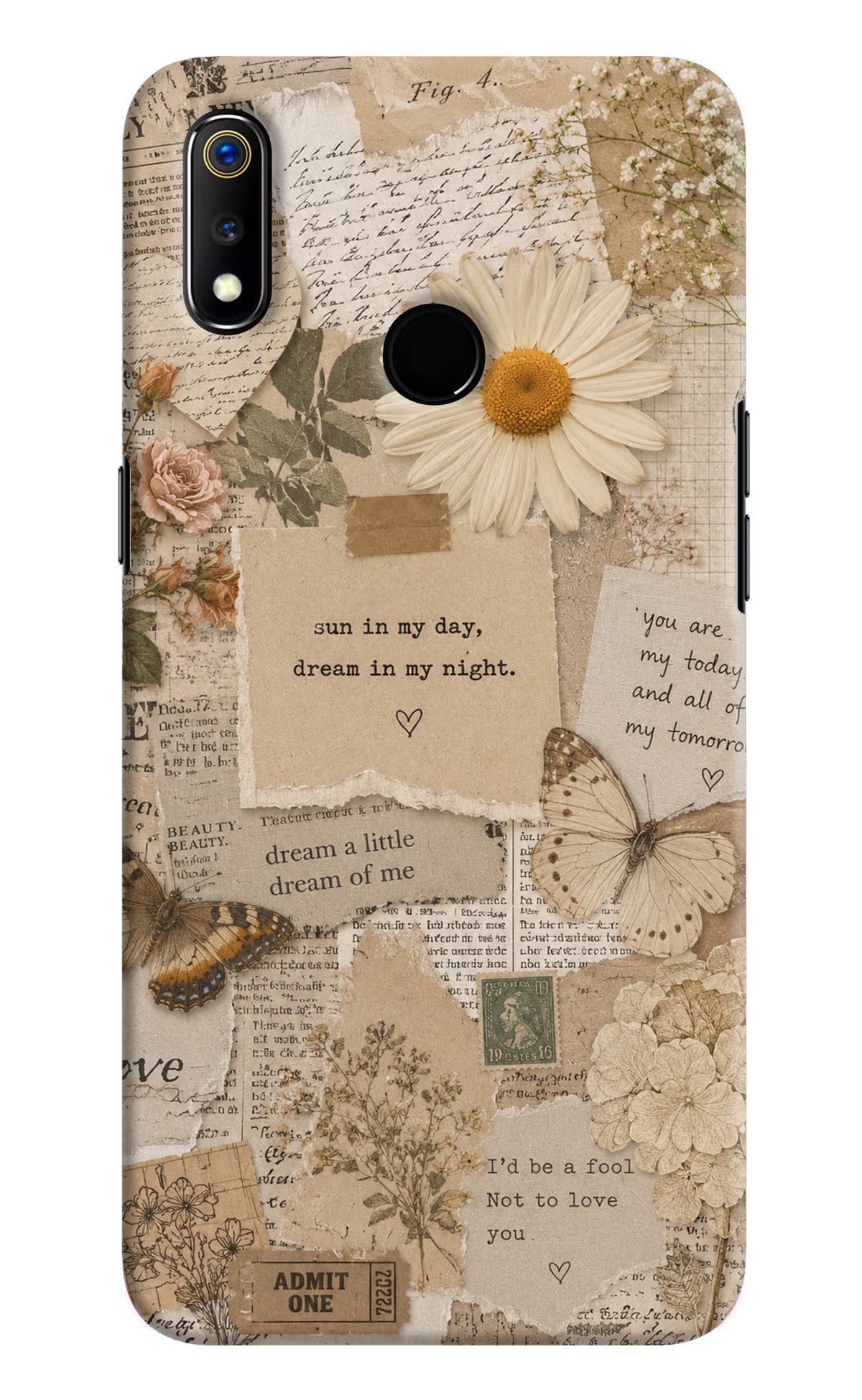 Vintage case Realme 3 Back Cover - Vintage case Realme 3 Back Cover Vintage case Realme 3 Back Cover
