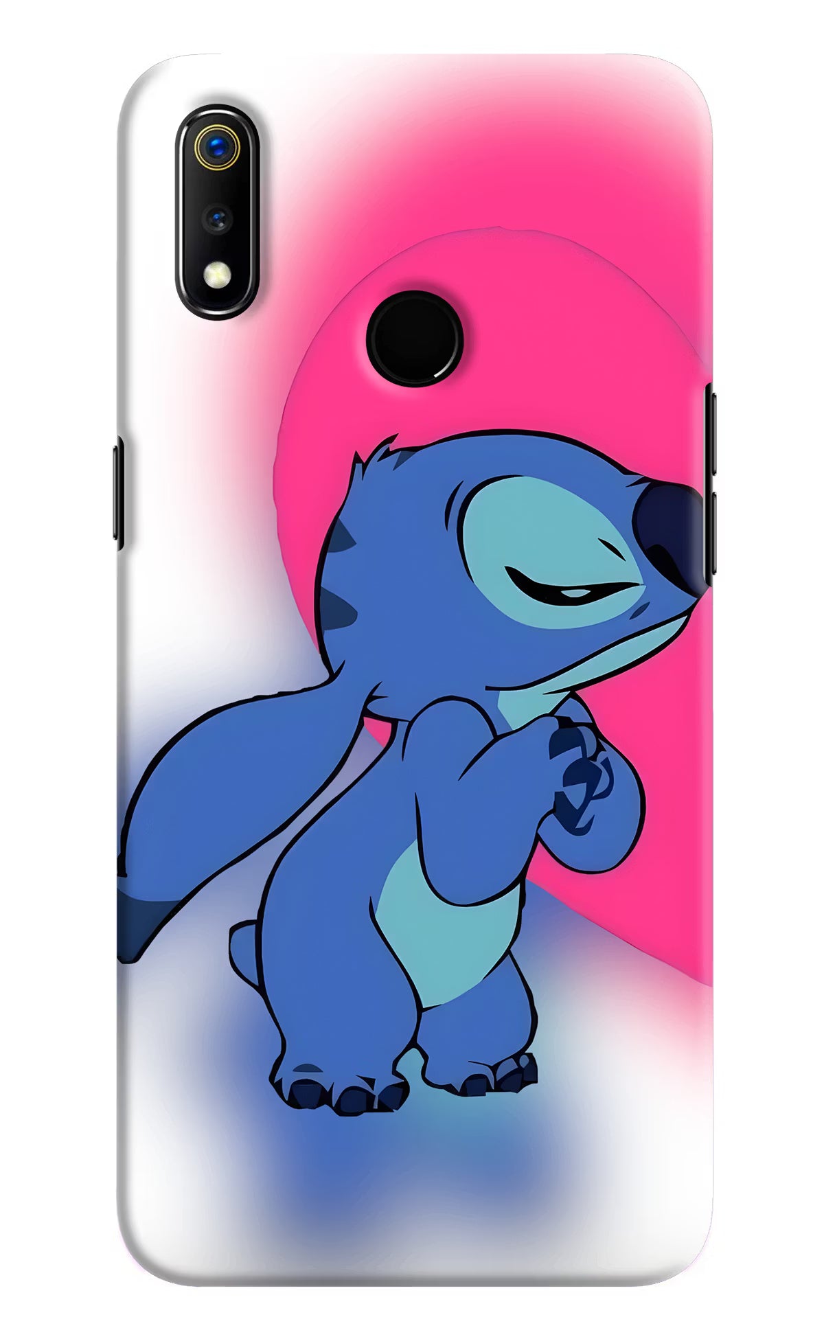 Stitch Hug Realme 3 Back Cover - Stitch Hug Realme 3 Back Cover Stitch Hug Realme 3 Back Cover