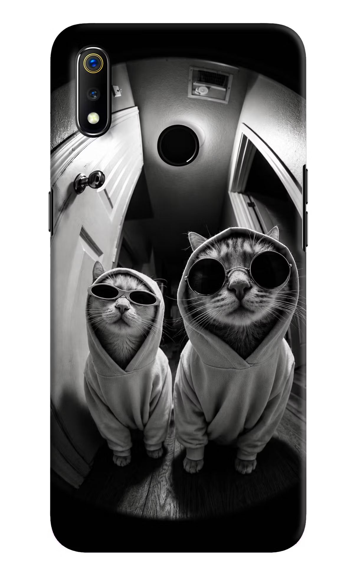 Hood Cats Realme 3 Back Cover - Hood Cats Realme 3 Back Cover Hood Cats Realme 3 Back Cover
