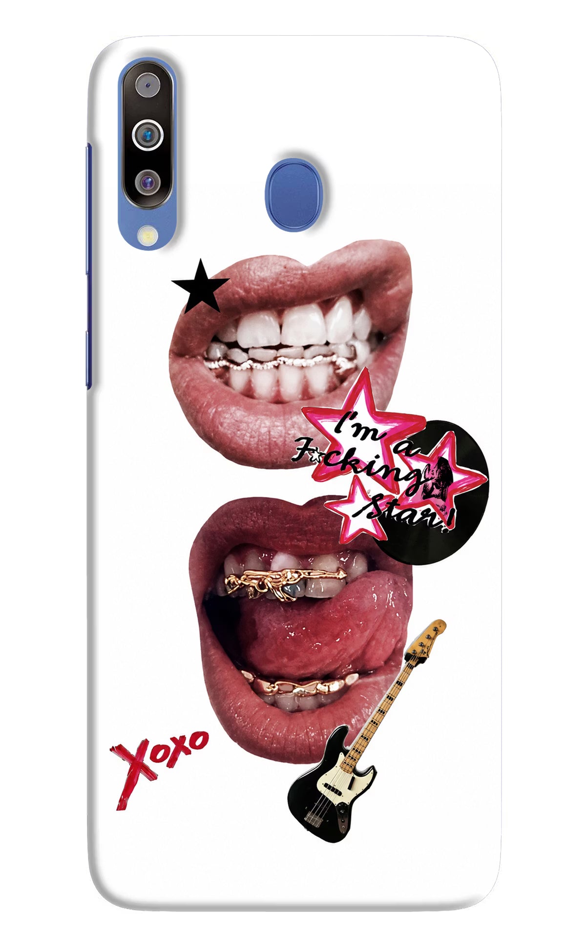 Rockstar Samsung M30/A40s Back Cover - Rockstar Samsung M30/A40s Back Cover Rockstar Samsung M30/A40s Back Cover