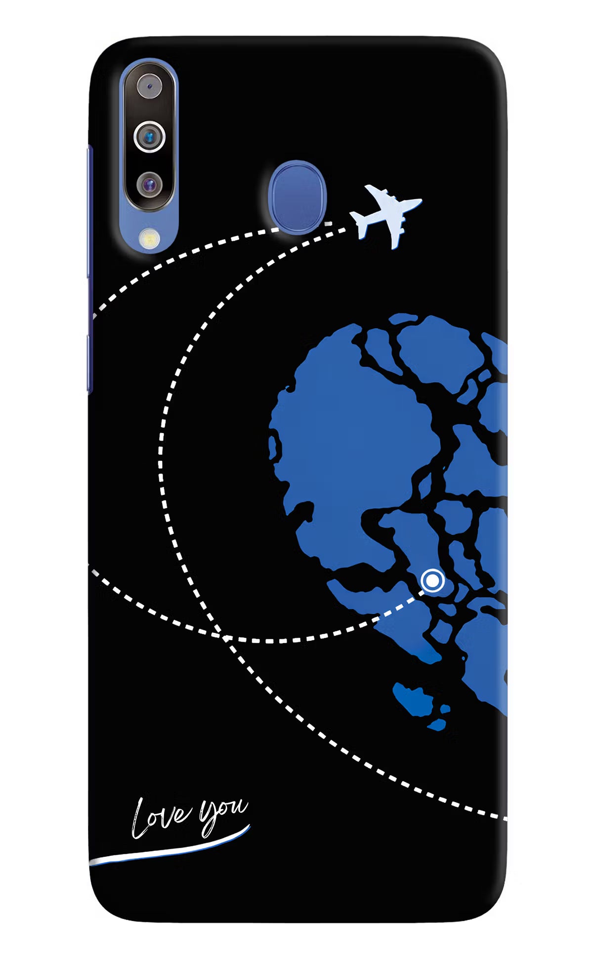 Love Orbit Samsung M30/A40s Back Cover - Love Orbit Samsung M30/A40s Back Cover Love Orbit Samsung M30/A40s Back Cover