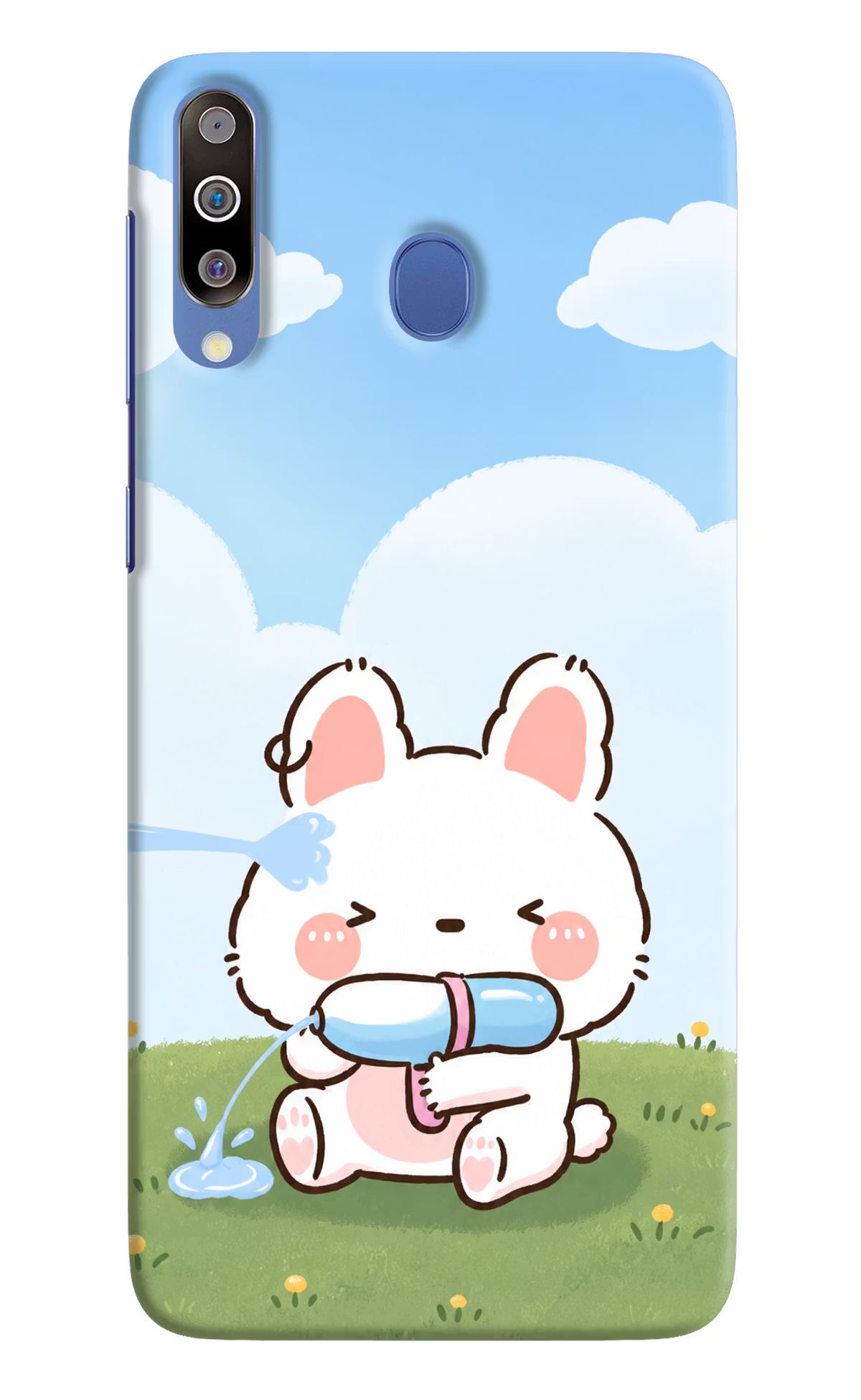 Bunny Treat Samsung M30/A40s Back Cover - Bunny Treat Samsung M30/A40s Back Cover Bunny Treat Samsung M30/A40s Back Cover