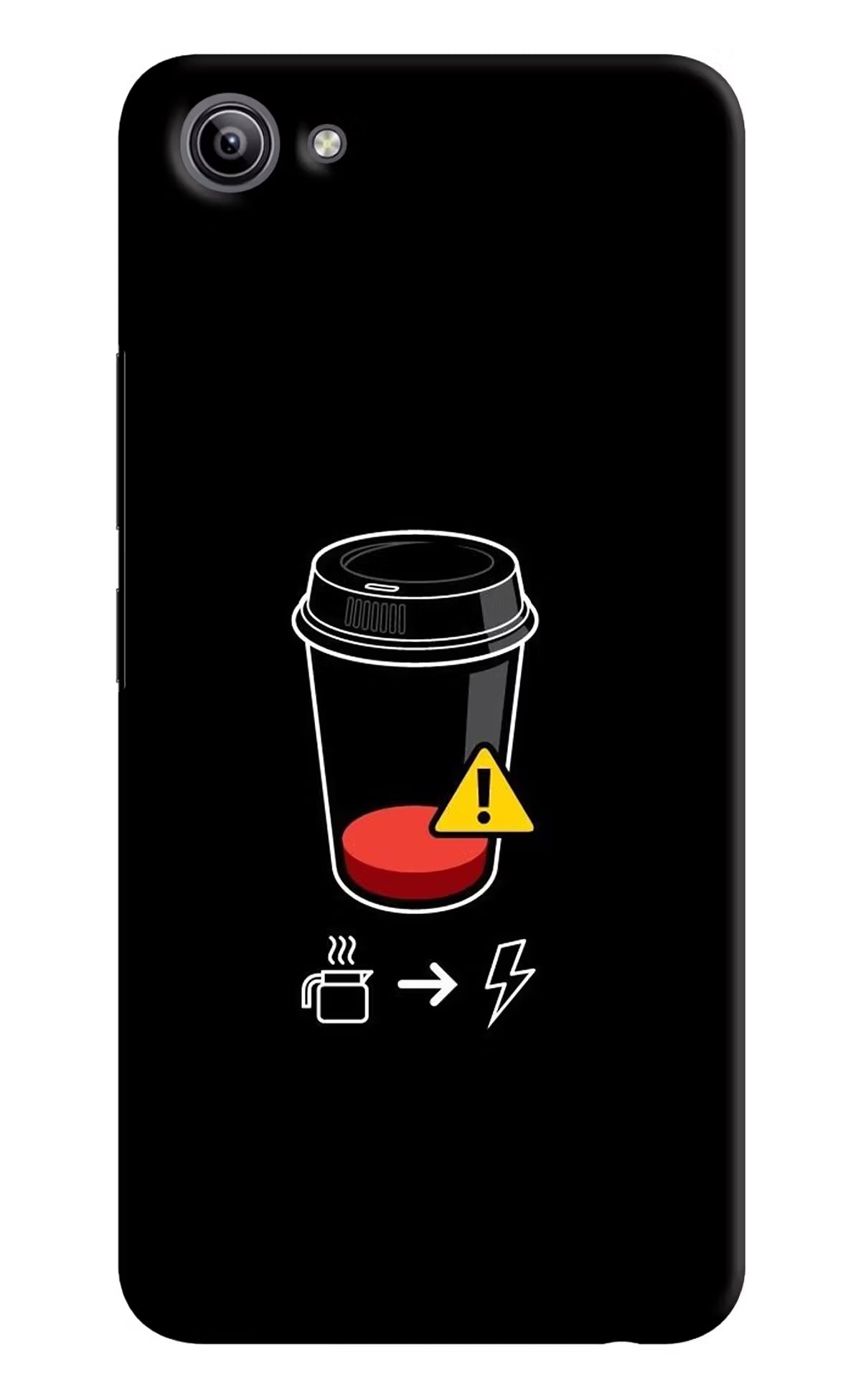 Coffee Vivo Y81i Back Cover - Coffee Vivo Y81i Hard Case Back Cover by Casekaro Coffee Vivo Y81i Hard Case Back Cover by Casekaro