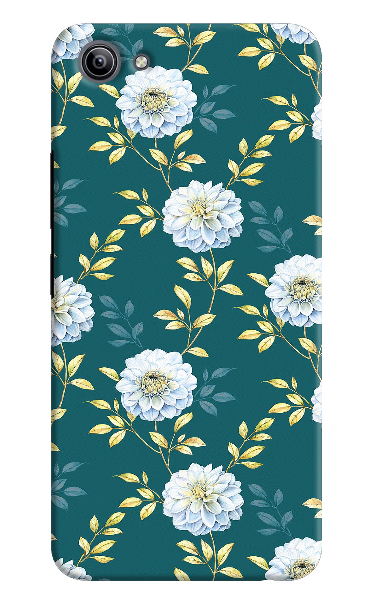 Flowers Vivo Y81i Back Cover - Flowers Vivo Y81i Hard Case Back Cover by Casekaro Flowers Vivo Y81i Hard Case Back Cover by Casekaro