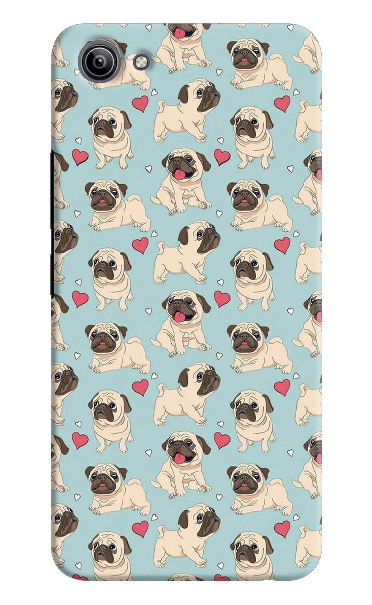 Pug Dog Vivo Y81i Back Cover - Pug Dog Vivo Y81i Hard Case Back Cover by Casekaro Pug Dog Vivo Y81i Hard Case Back Cover by Casekaro