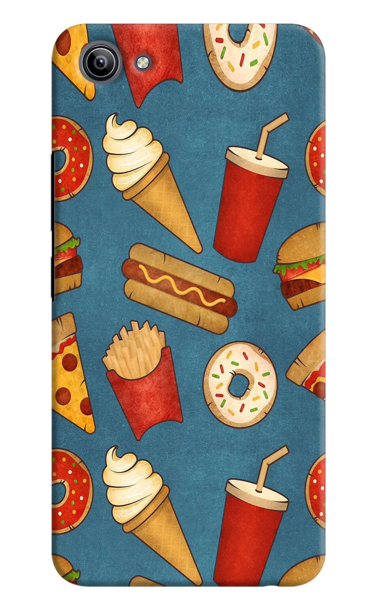 Foodie Vivo Y81i Back Cover - Foodie Vivo Y81i Hard Case Back Cover by Casekaro Foodie Vivo Y81i Hard Case Back Cover by Casekaro