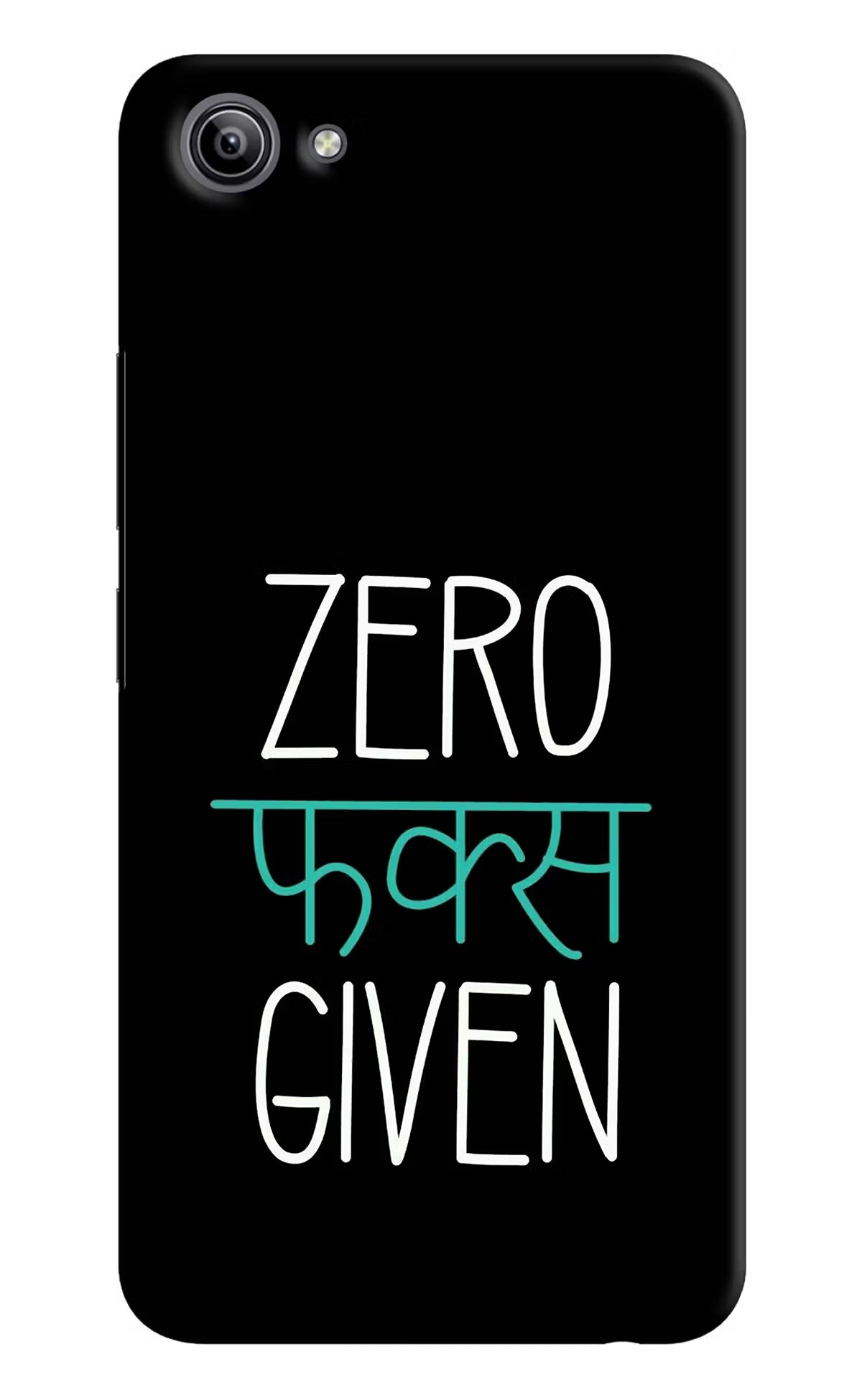 Zero Fucks Given Vivo Y81i Back Cover - Zero Fucks Given Vivo Y81i Hard Case Back Cover by Casekaro Zero Fucks Given Vivo Y81i Hard Case Back Cover by Casekaro