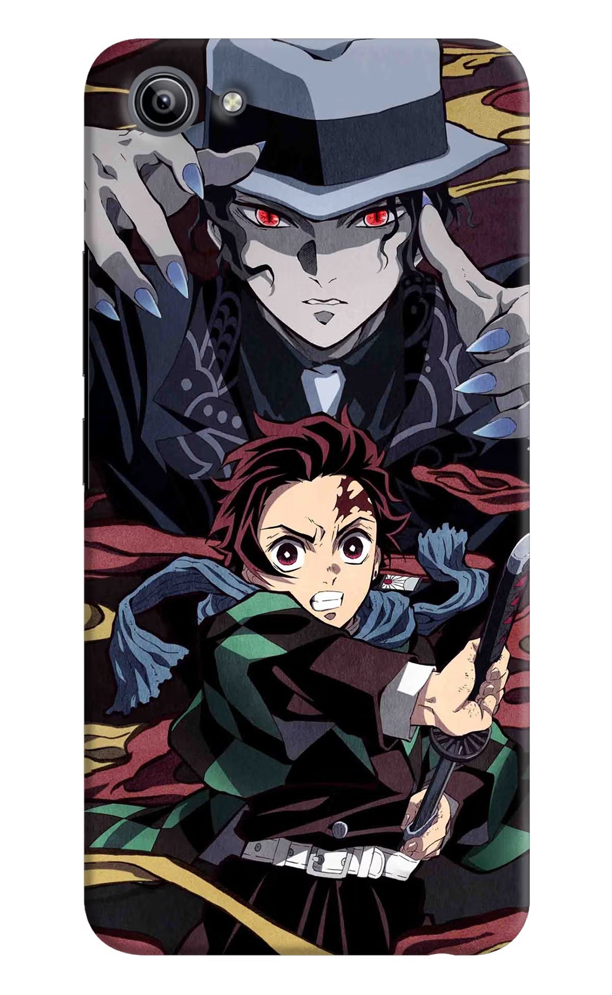 Demon Slayer Vivo Y81i Back Cover - Demon Slayer Vivo Y81i Hard Case Back Cover by Casekaro Demon Slayer Vivo Y81i Hard Case Back Cover by Casekaro