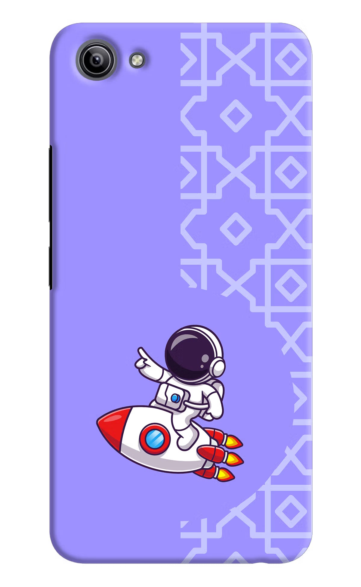 Cute Astronaut Vivo Y81i Back Cover - Cute Astronaut Vivo Y81i Hard Case Back Cover by Casekaro Cute Astronaut Vivo Y81i Hard Case Back Cover by Casekaro