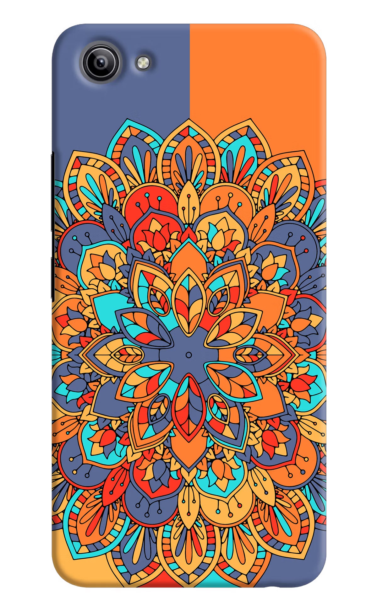 Color Mandala Vivo Y81i Back Cover - Color Mandala Vivo Y81i Hard Case Back Cover by Casekaro Color Mandala Vivo Y81i Hard Case Back Cover by Casekaro