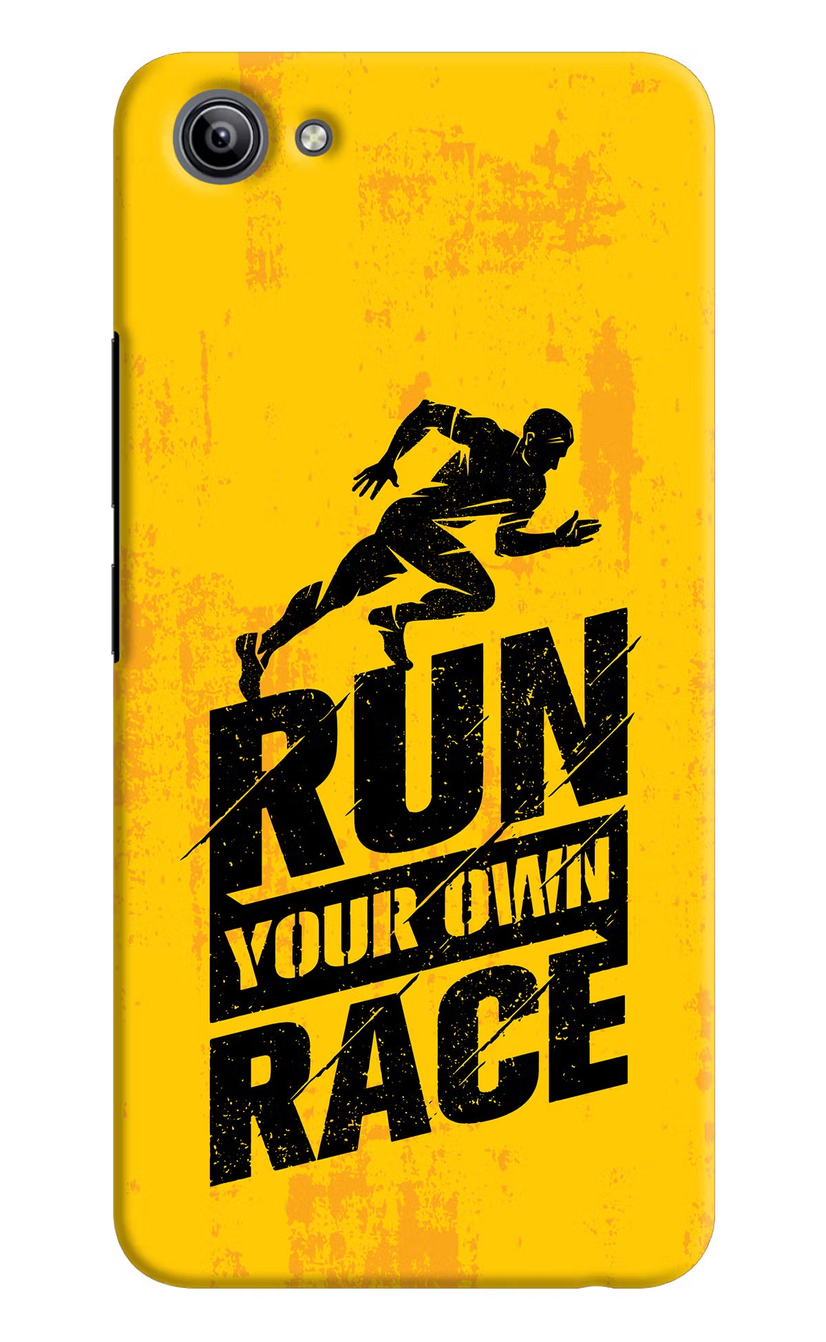 Run Your Own Race Vivo Y81i Back Cover - Run Your Own Race Vivo Y81i Hard Case Back Cover by Casekaro Run Your Own Race Vivo Y81i Hard Case Back Cover by Casekaro