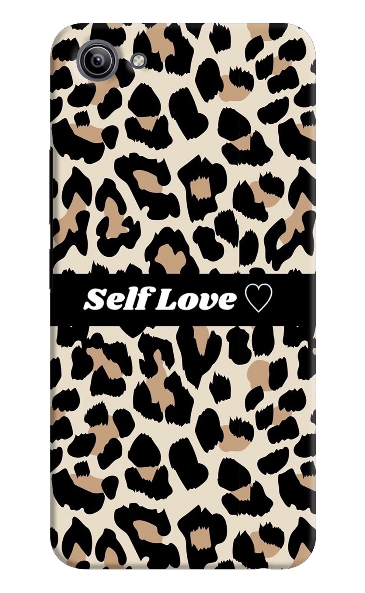 Leopard Print Self Love Vivo Y81i Back Cover - Leopard Print Self Love Vivo Y81i Hard Case Back Cover by Casekaro Leopard Print Self Love Vivo Y81i Hard Case Back Cover by Casekaro
