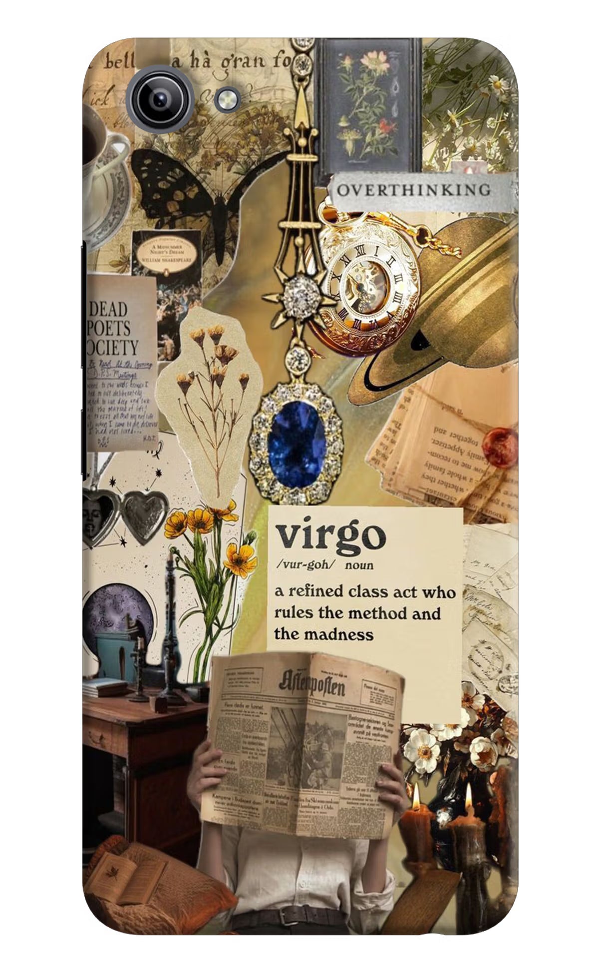 Virgo Zodiac Vivo Y81i Back Cover - Virgo Zodiac Vivo Y81i Hard Case Back Cover by Casekaro Virgo Zodiac Vivo Y81i Hard Case Back Cover by Casekaro
