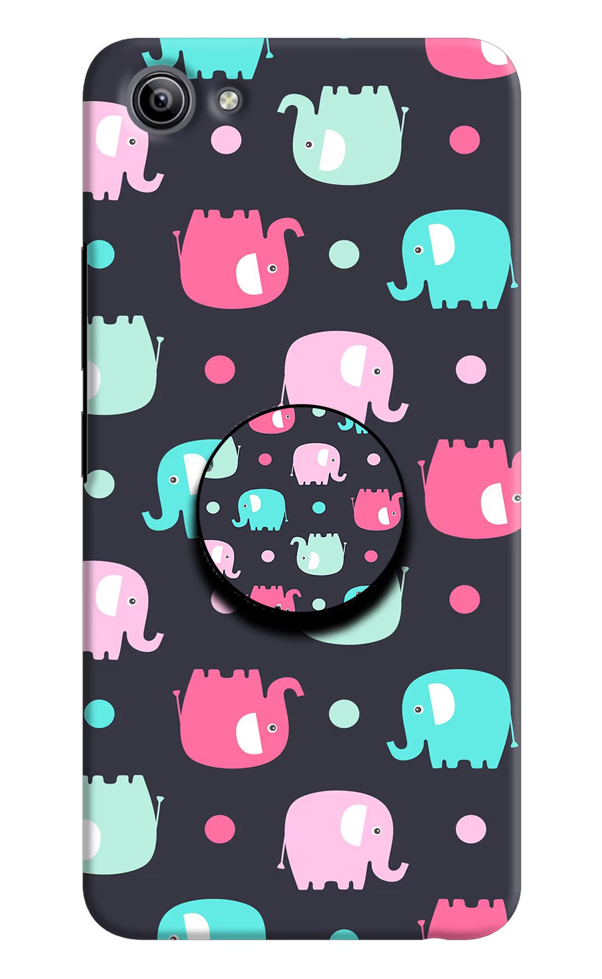 Baby Elephants Vivo Y81i Pop Case - Baby Elephants Vivo Y81i Pop Case by Casekaro Baby Elephants Vivo Y81i Pop Case by Casekaro