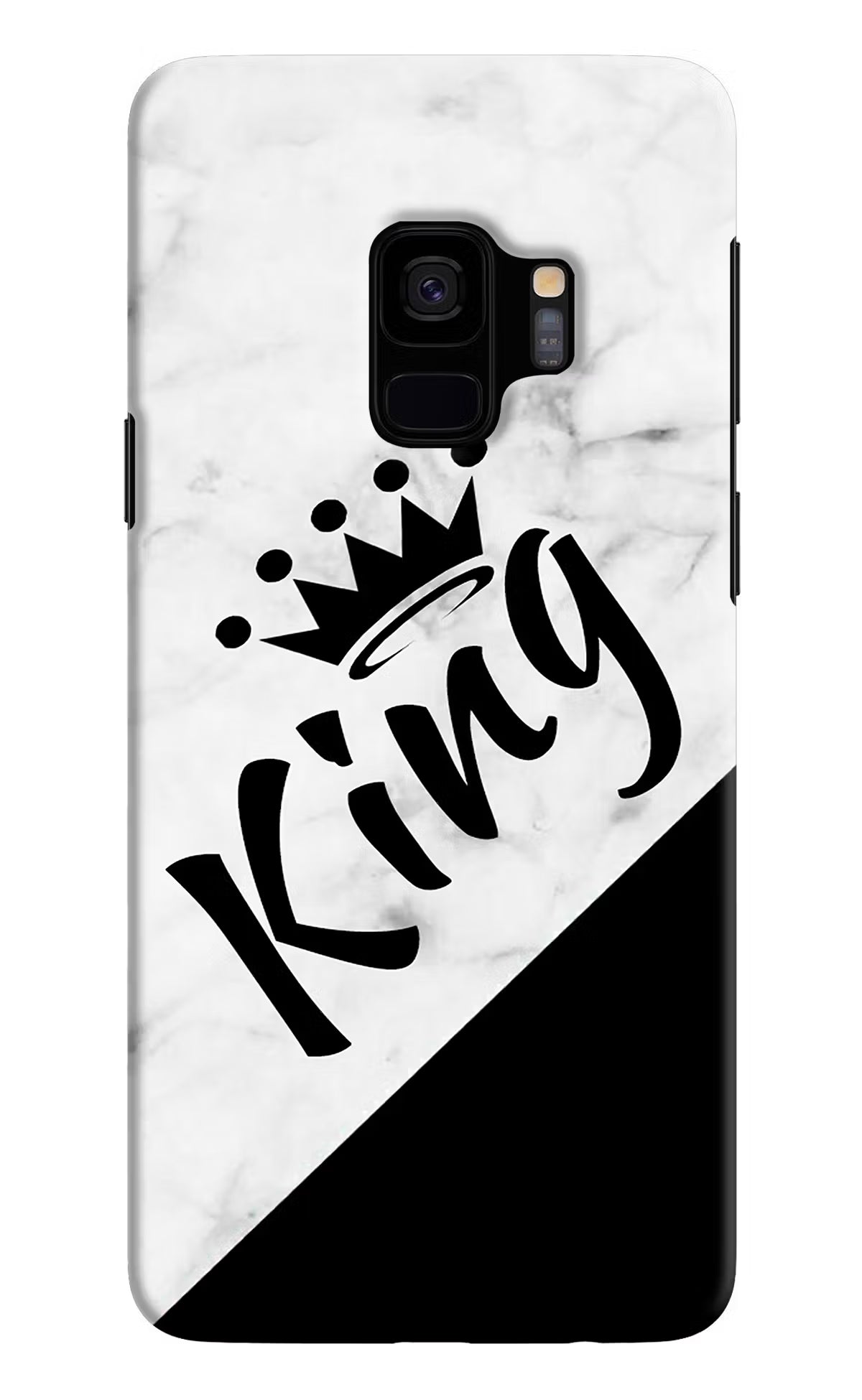 King Samsung S9 Back Cover - King Samsung S9 Hard Case Back Cover by Casekaro King Samsung S9 Hard Case Back Cover by Casekaro