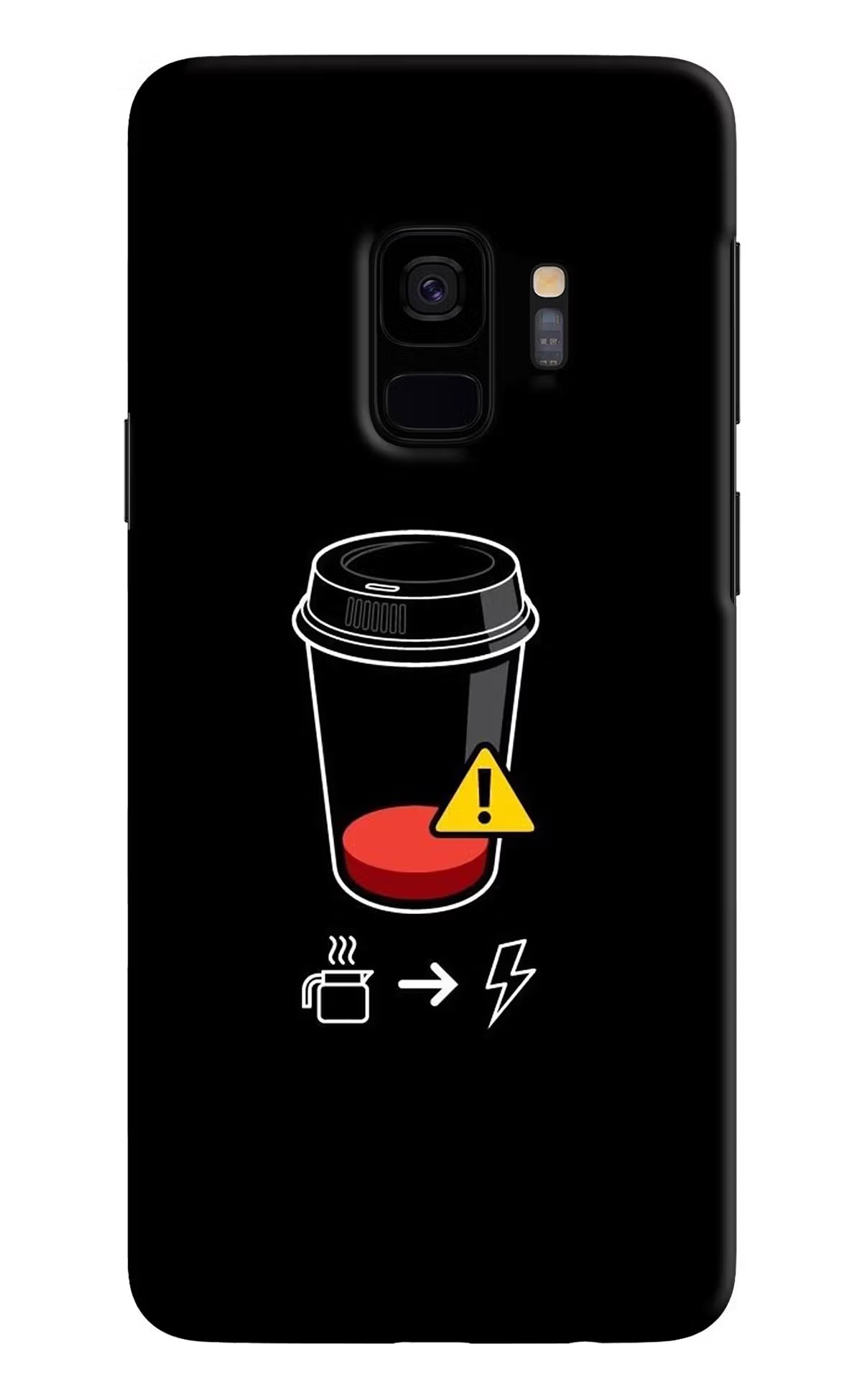 Coffee Samsung S9 Back Cover - Coffee Samsung S9 Hard Case Back Cover by Casekaro Coffee Samsung S9 Hard Case Back Cover by Casekaro