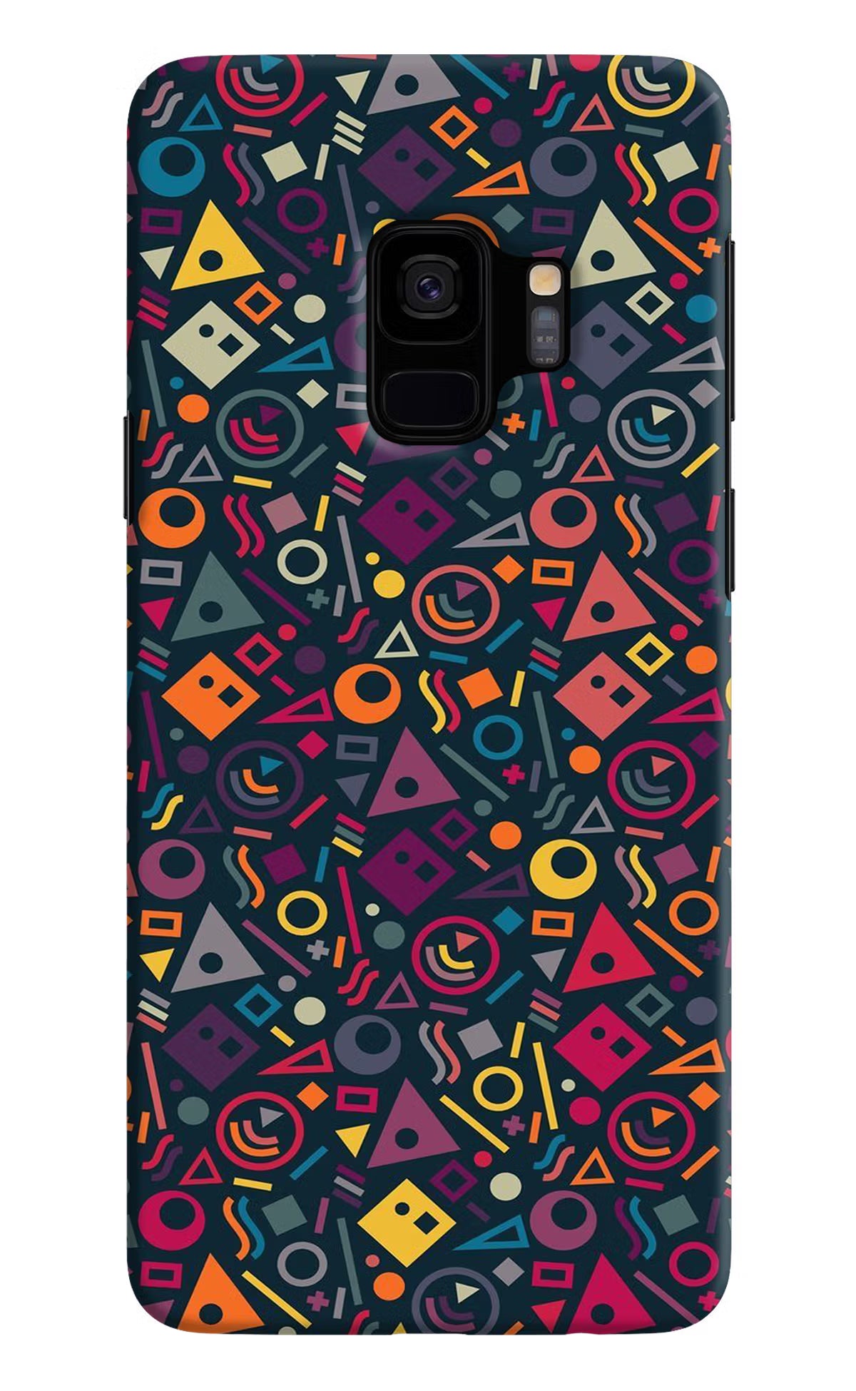 Geometric Abstract Samsung S9 Back Cover - Geometric Abstract Samsung S9 Hard Case Back Cover by Casekaro Geometric Abstract Samsung S9 Hard Case Back Cover by Casekaro