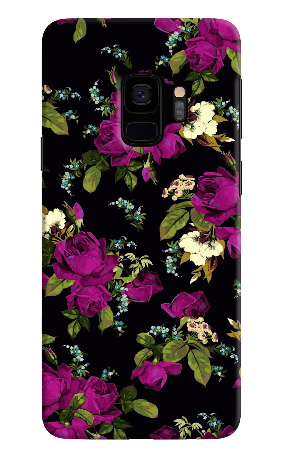 Flowers Samsung S9 Back Cover - Flowers Samsung S9 Hard Case Back Cover by Casekaro Flowers Samsung S9 Hard Case Back Cover by Casekaro