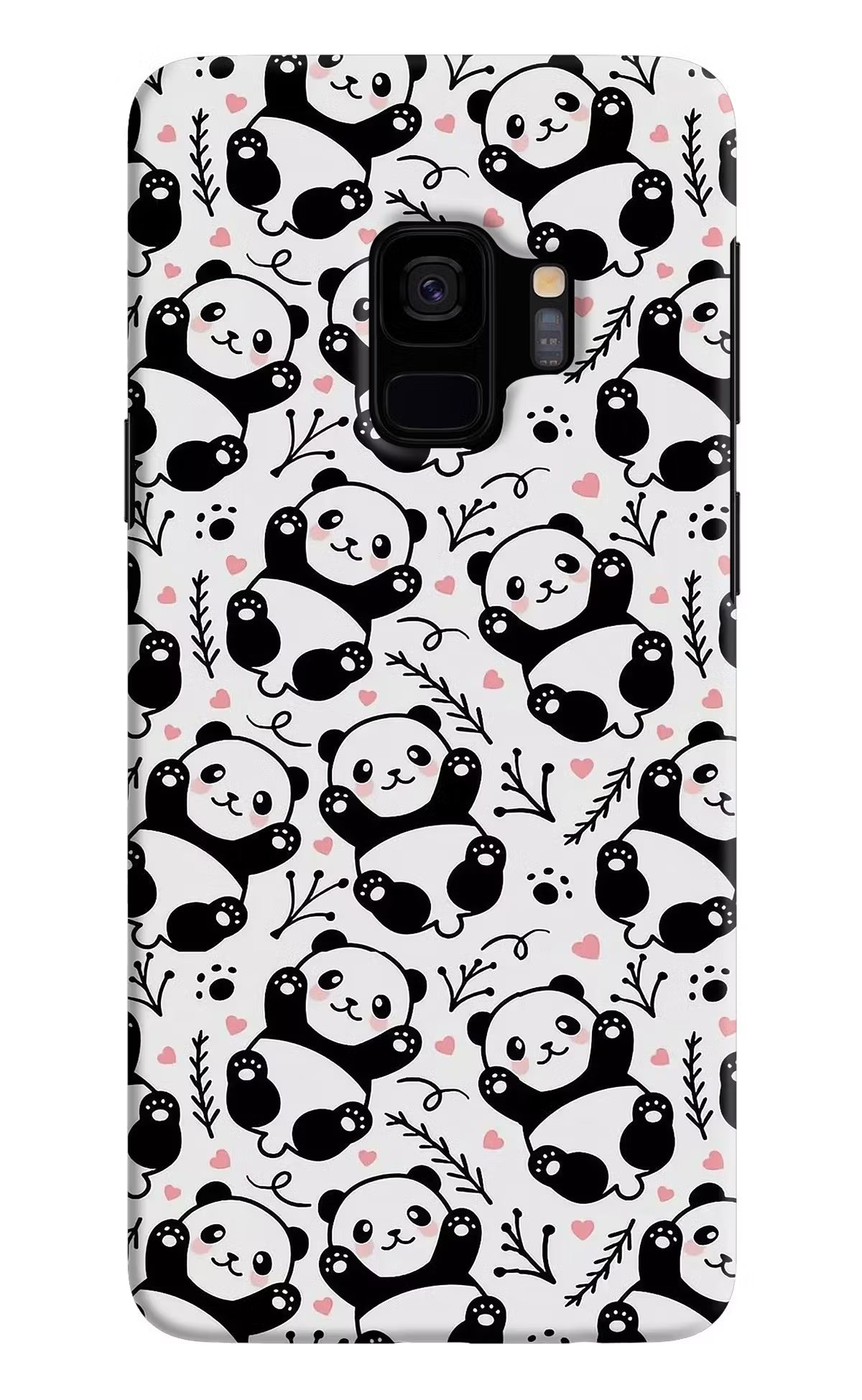 Cute Panda Samsung S9 Back Cover - Cute Panda Samsung S9 Hard Case Back Cover by Casekaro Cute Panda Samsung S9 Hard Case Back Cover by Casekaro