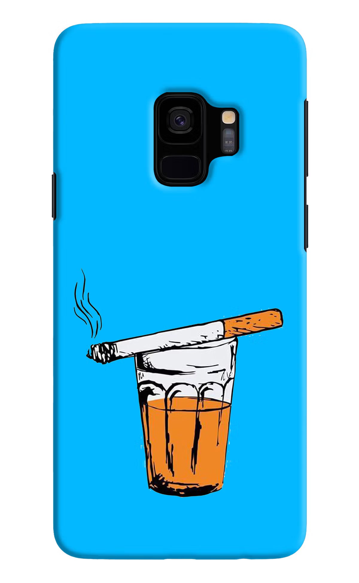 Chai Sutta Samsung S9 Back Cover - Chai Sutta Samsung S9 Hard Case Back Cover by Casekaro Chai Sutta Samsung S9 Hard Case Back Cover by Casekaro