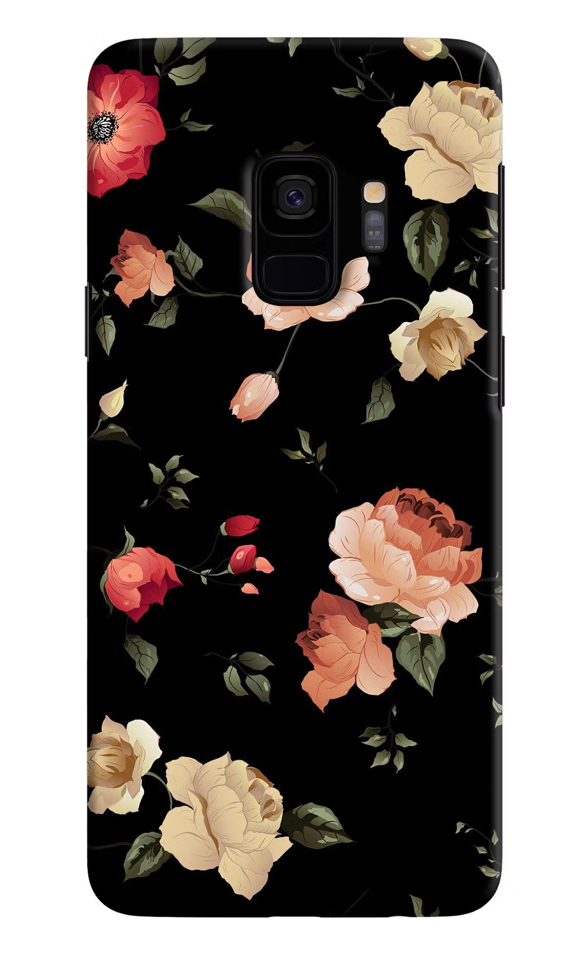 Flowers Samsung S9 Back Cover - Flowers Samsung S9 Hard Case Back Cover by Casekaro Flowers Samsung S9 Hard Case Back Cover by Casekaro