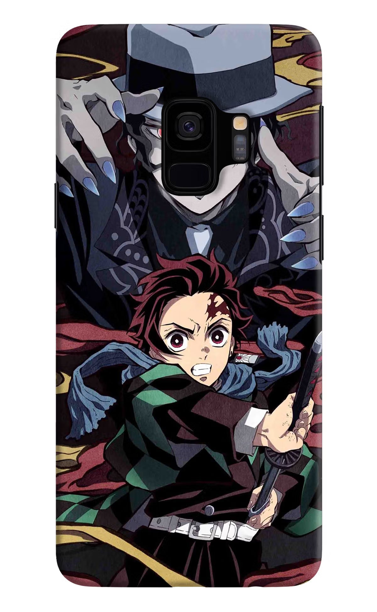 Demon Slayer Samsung S9 Back Cover - Demon Slayer Samsung S9 Hard Case Back Cover by Casekaro Demon Slayer Samsung S9 Hard Case Back Cover by Casekaro