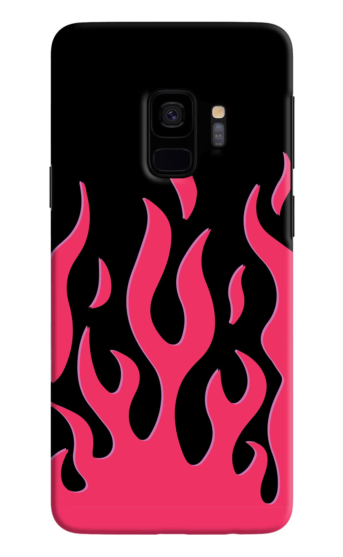 Fire Flames Samsung S9 Back Cover - Fire Flames Samsung S9 Hard Case Back Cover by Casekaro Fire Flames Samsung S9 Hard Case Back Cover by Casekaro
