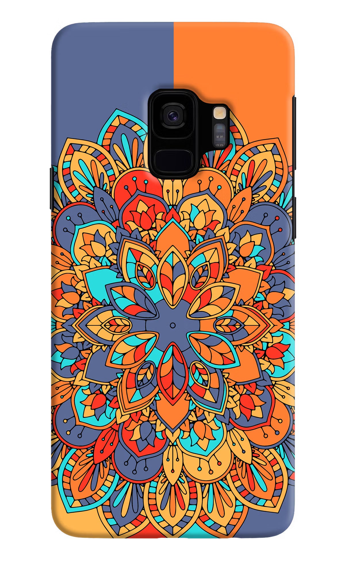 Color Mandala Samsung S9 Back Cover - Color Mandala Samsung S9 Hard Case Back Cover by Casekaro Color Mandala Samsung S9 Hard Case Back Cover by Casekaro