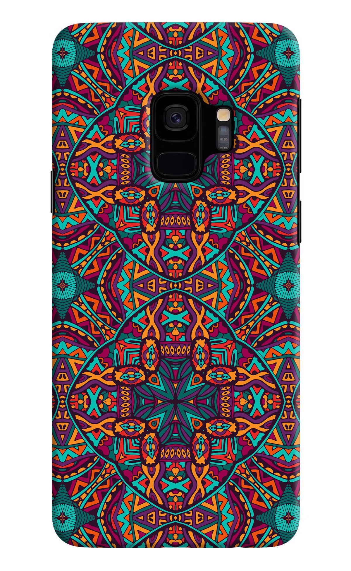 Colour Mandala Samsung S9 Back Cover - Colour Mandala Samsung S9 Hard Case Back Cover by Casekaro Colour Mandala Samsung S9 Hard Case Back Cover by Casekaro