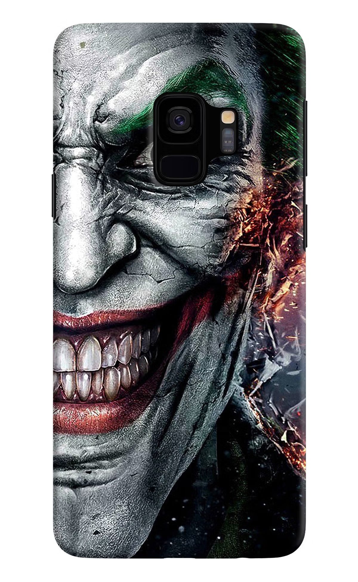 Joker Cam Samsung S9 Back Cover - Joker Cam Samsung S9 Hard Case Back Cover by Casekaro Joker Cam Samsung S9 Hard Case Back Cover by Casekaro