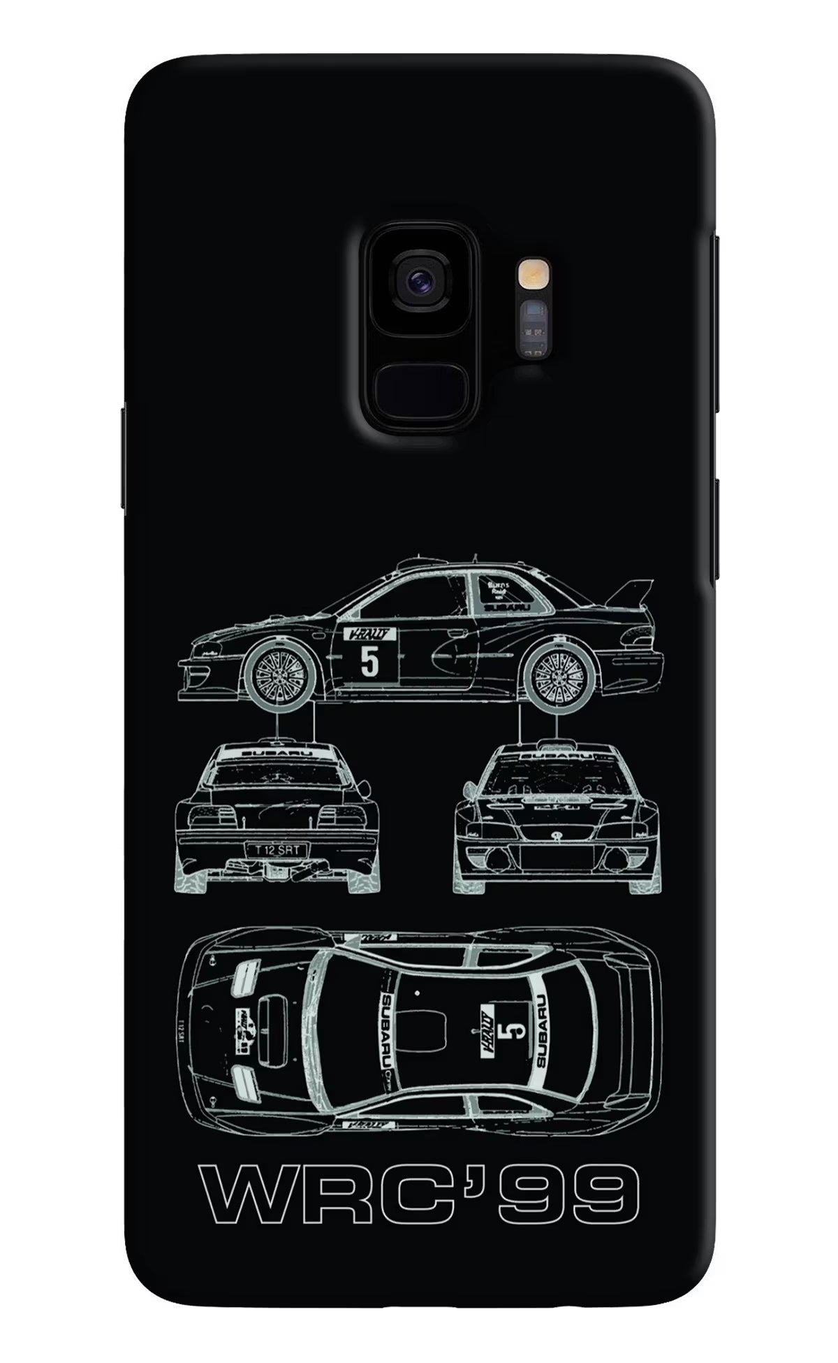 WRC'99 Samsung S9 Back Cover - WRC'99 Samsung S9 Hard Case Back Cover by Casekaro WRC'99 Samsung S9 Hard Case Back Cover by Casekaro