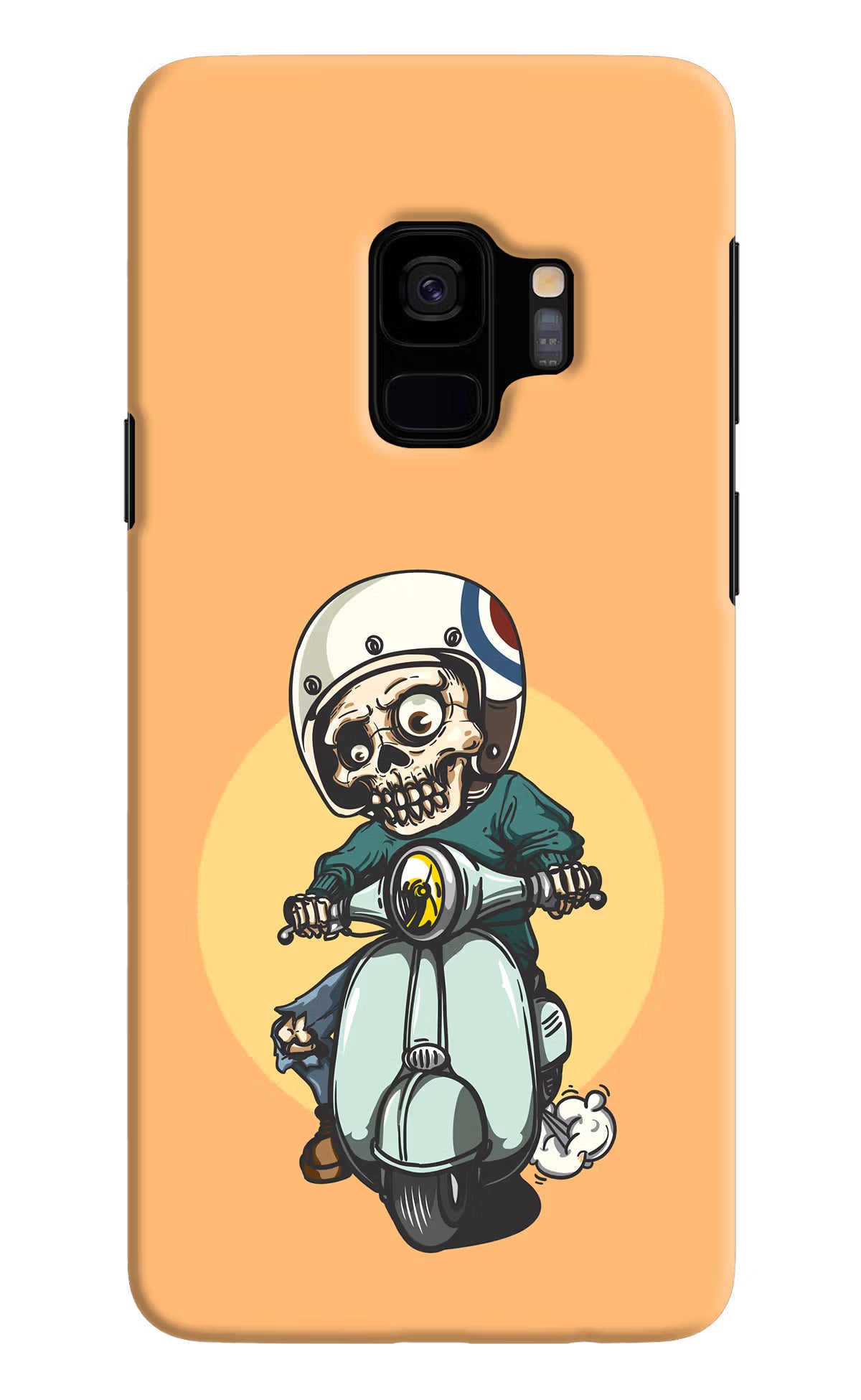 Undead Biker Samsung S9 Back Cover - Undead Biker Samsung S9 Hard Case Back Cover by Casekaro Undead Biker Samsung S9 Hard Case Back Cover by Casekaro