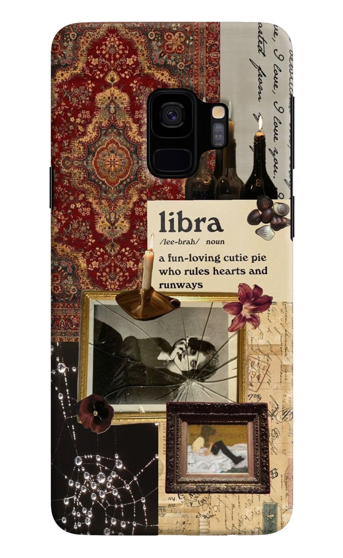 Libra Zodiac Samsung S9 Back Cover - Libra Zodiac Samsung S9 Hard Case Back Cover by Casekaro Libra Zodiac Samsung S9 Hard Case Back Cover by Casekaro