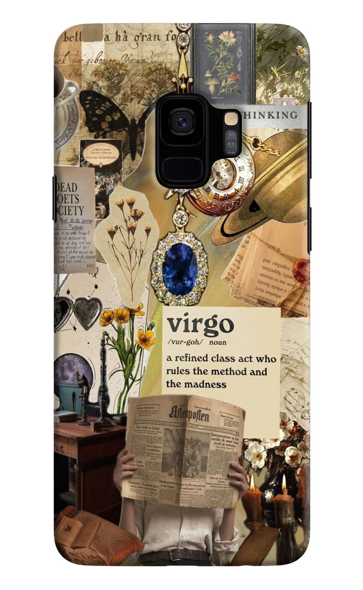 Virgo Zodiac Samsung S9 Back Cover - Virgo Zodiac Samsung S9 Hard Case Back Cover by Casekaro Virgo Zodiac Samsung S9 Hard Case Back Cover by Casekaro