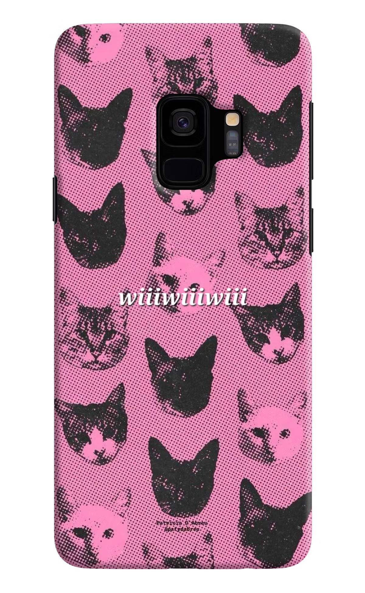 Pink Cats Samsung S9 Back Cover - Pink Cats Samsung S9 Back Cover Pink Cats Samsung S9 Back Cover