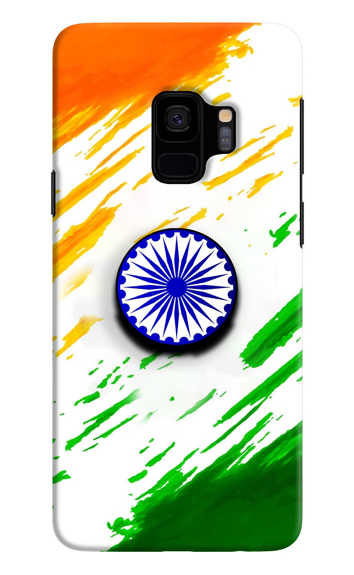 Indian Flag Ashoka Chakra Samsung S9 Pop Case - Indian Flag Ashoka Chakra Samsung S9 Pop Case by Casekaro Indian Flag Ashoka Chakra Samsung S9 Pop Case by Casekaro