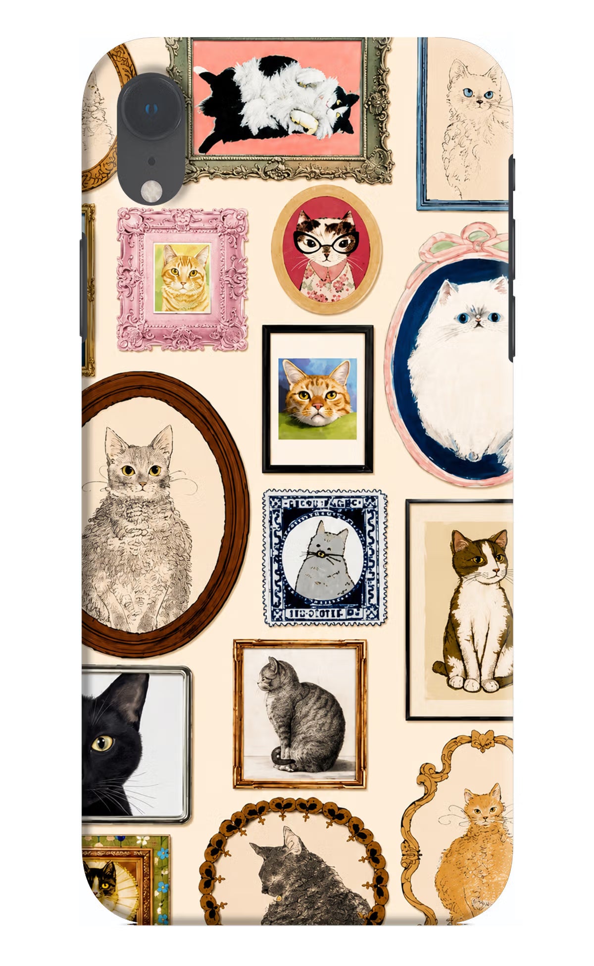 Mirror Cats iPhone XR Back Cover - Mirror Cats iPhone XR Back Cover Mirror Cats iPhone XR Back Cover