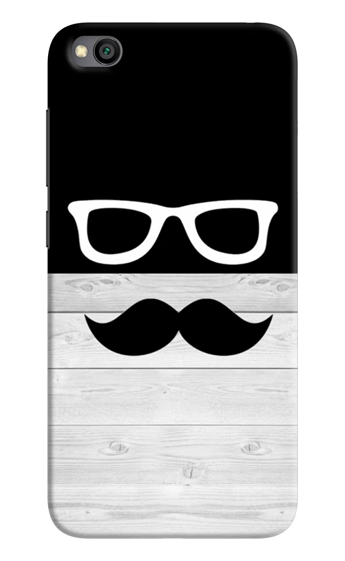 Mustache Redmi Go Back Cover - Mustache Redmi Go Hard Case Back Cover by Casekaro Mustache Redmi Go Hard Case Back Cover by Casekaro