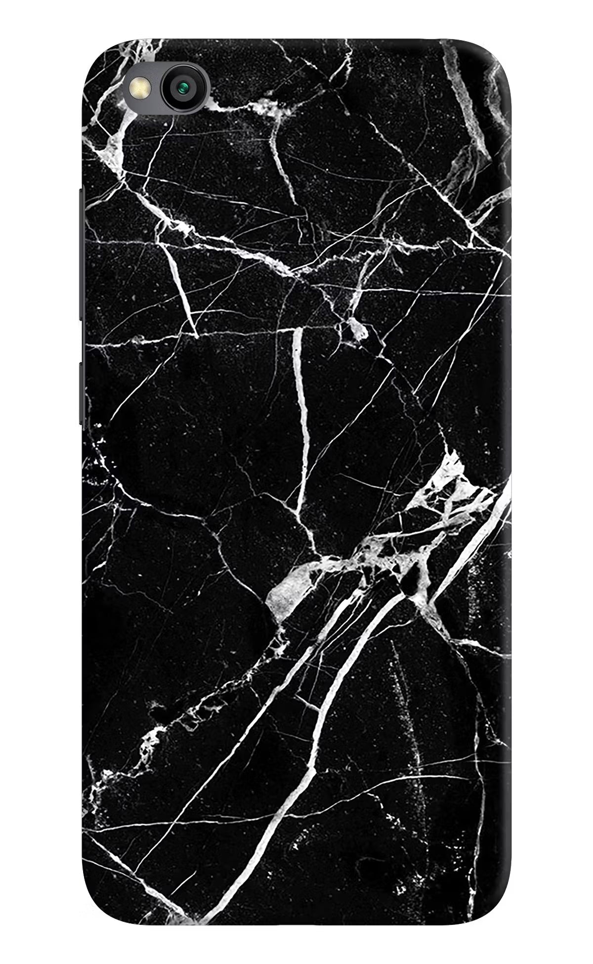 Black Marble Pattern Redmi Go Back Cover - Black Marble Pattern Redmi Go Hard Case Back Cover by Casekaro Black Marble Pattern Redmi Go Hard Case Back Cover by Casekaro