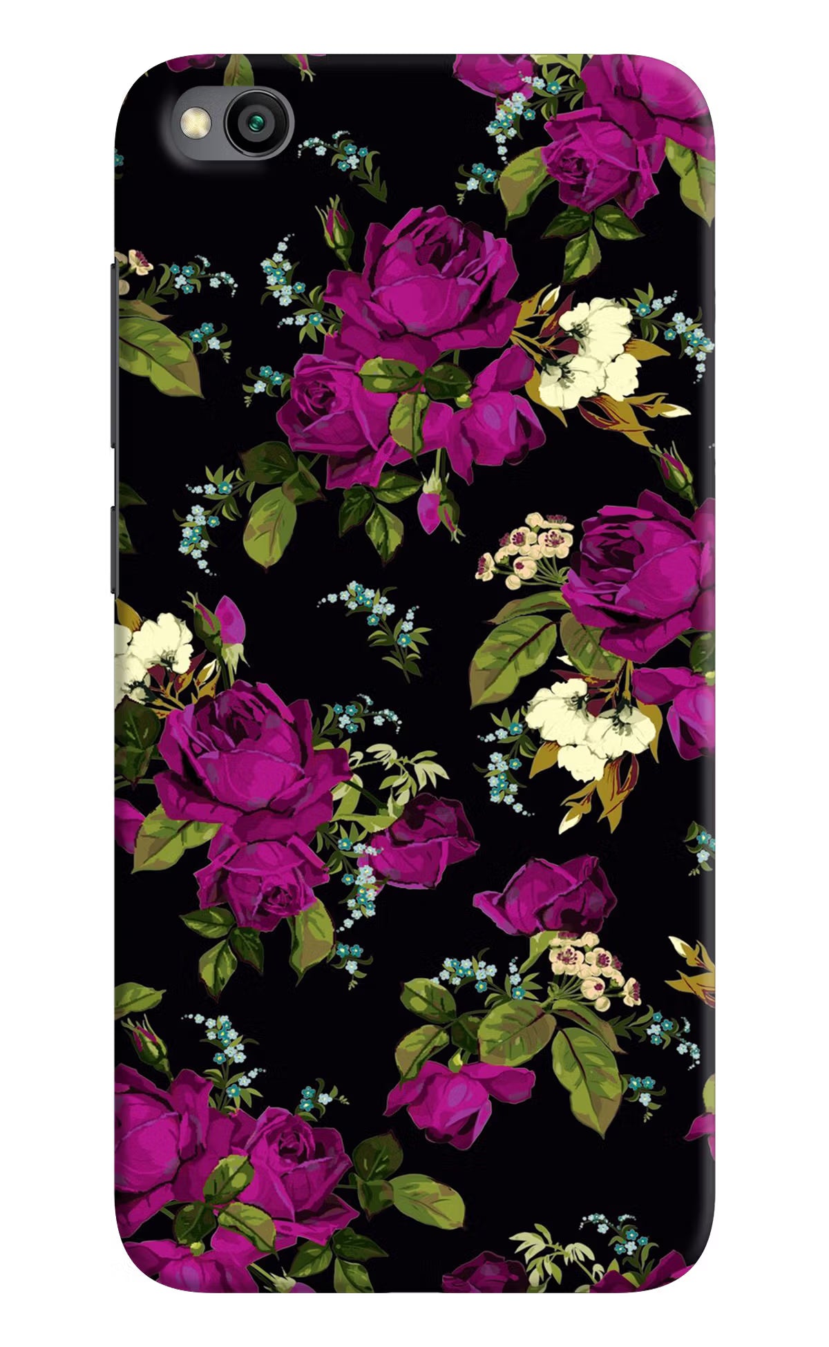 Flowers Redmi Go Back Cover - Flowers Redmi Go Hard Case Back Cover by Casekaro Flowers Redmi Go Hard Case Back Cover by Casekaro