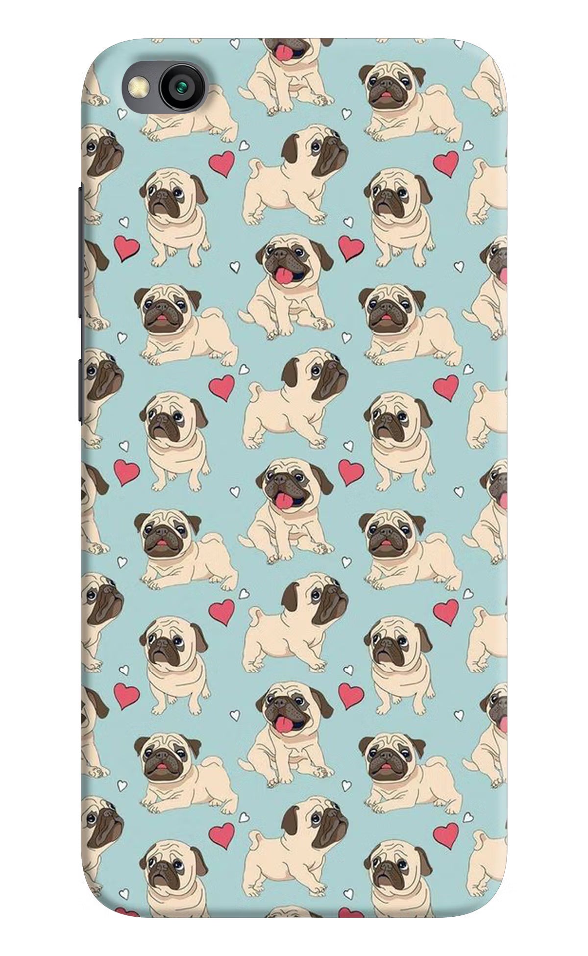 Pug Dog Redmi Go Back Cover - Pug Dog Redmi Go Hard Case Back Cover by Casekaro Pug Dog Redmi Go Hard Case Back Cover by Casekaro