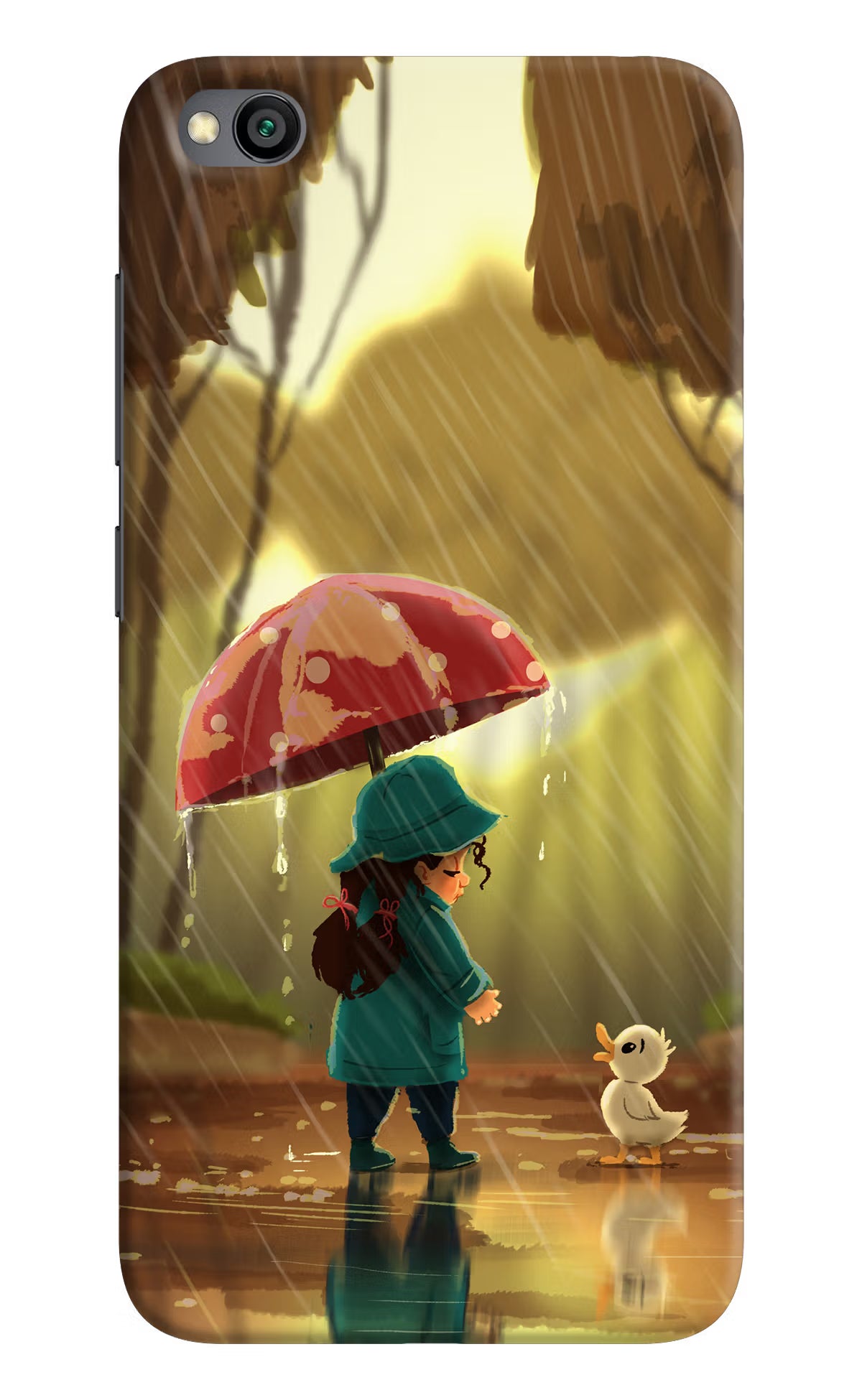 Rainy Day Redmi Go Back Cover - Rainy Day Redmi Go Hard Case Back Cover by Casekaro Rainy Day Redmi Go Hard Case Back Cover by Casekaro