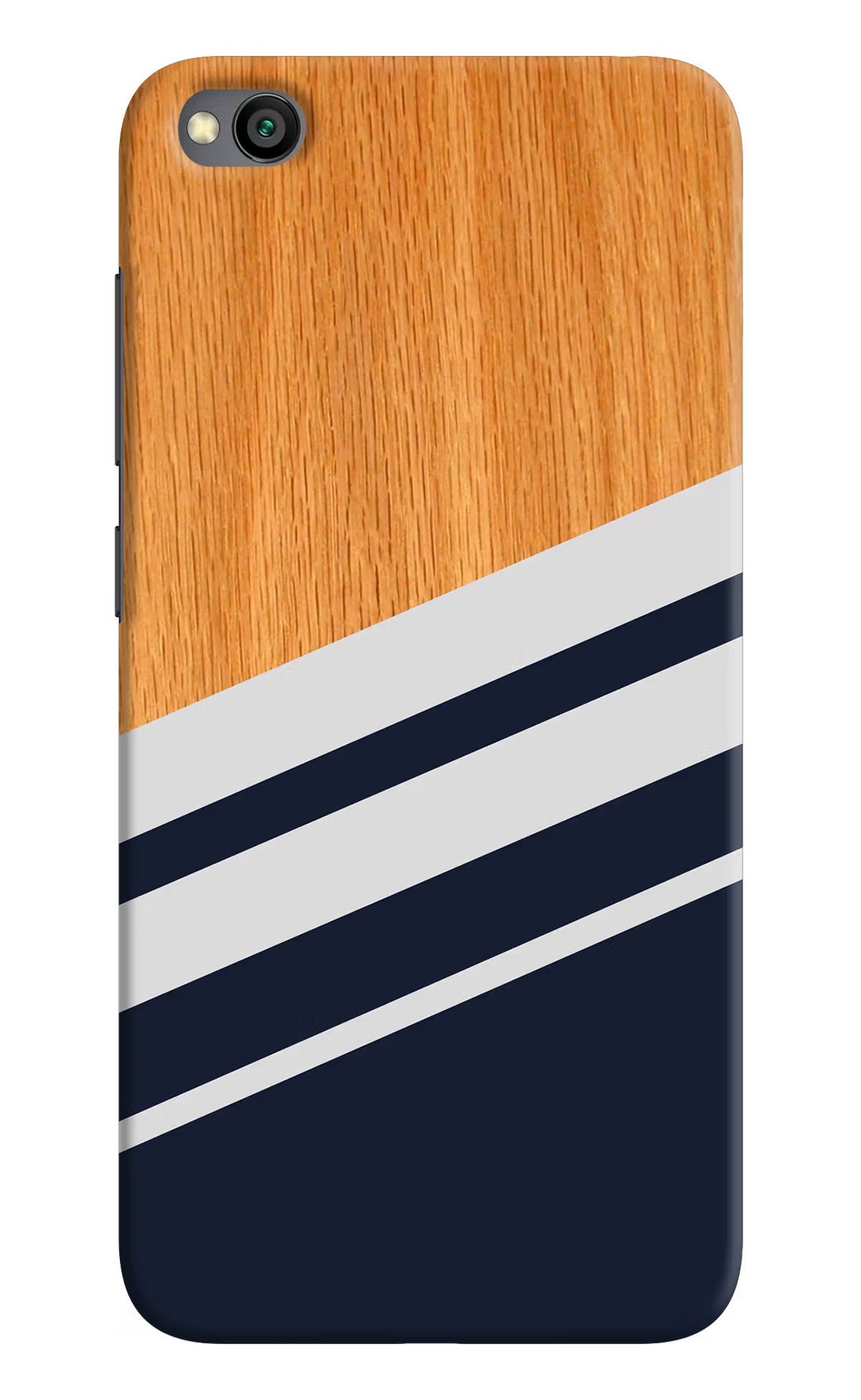 Blue and white wooden Redmi Go Back Cover - Blue and white wooden Redmi Go Hard Case Back Cover by Casekaro Blue and white wooden Redmi Go Hard Case Back Cover by Casekaro