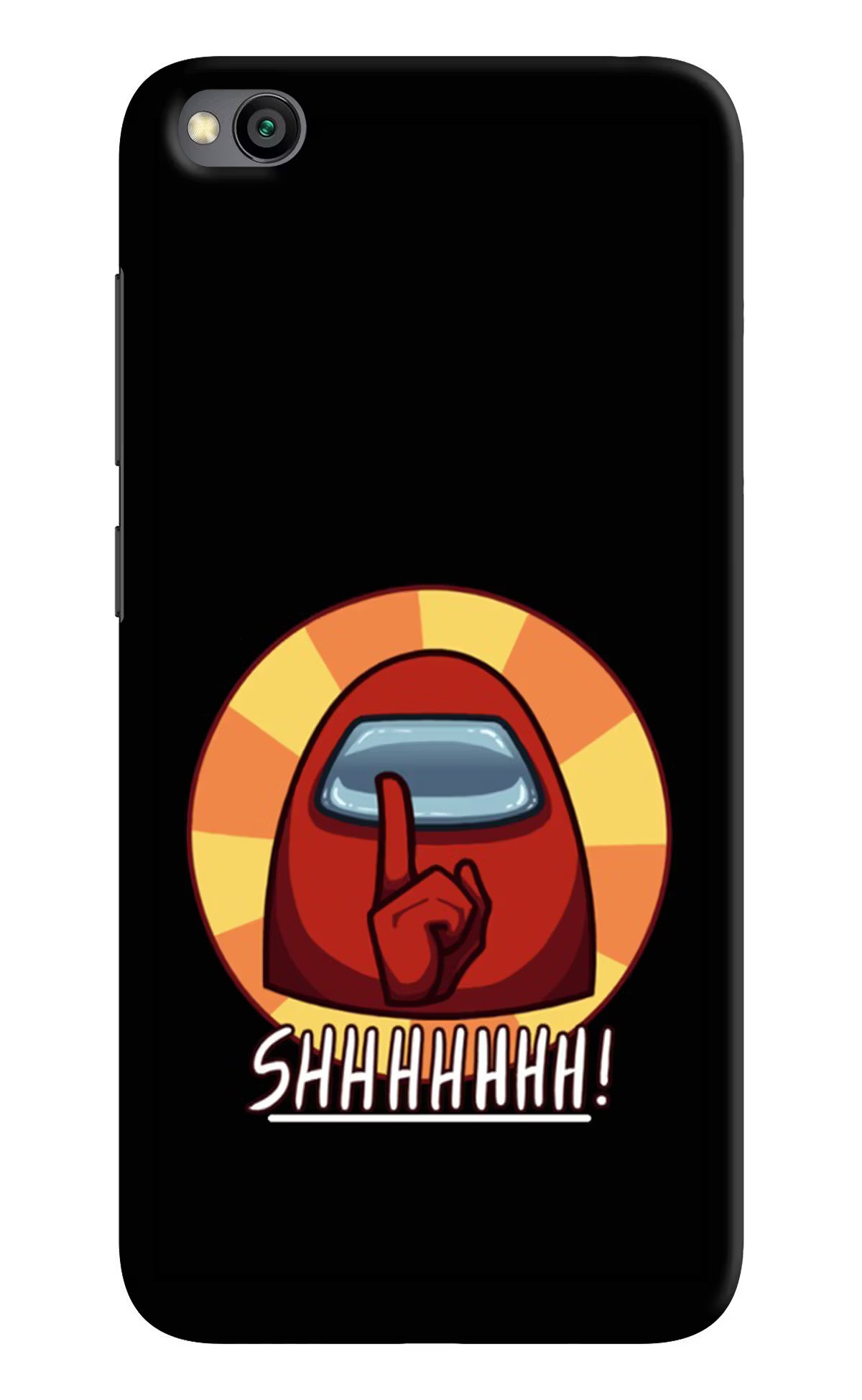 Among Us Shhh! Redmi Go Back Cover - Among Us Shhh! Redmi Go Hard Case Back Cover by Casekaro Among Us Shhh! Redmi Go Hard Case Back Cover by Casekaro