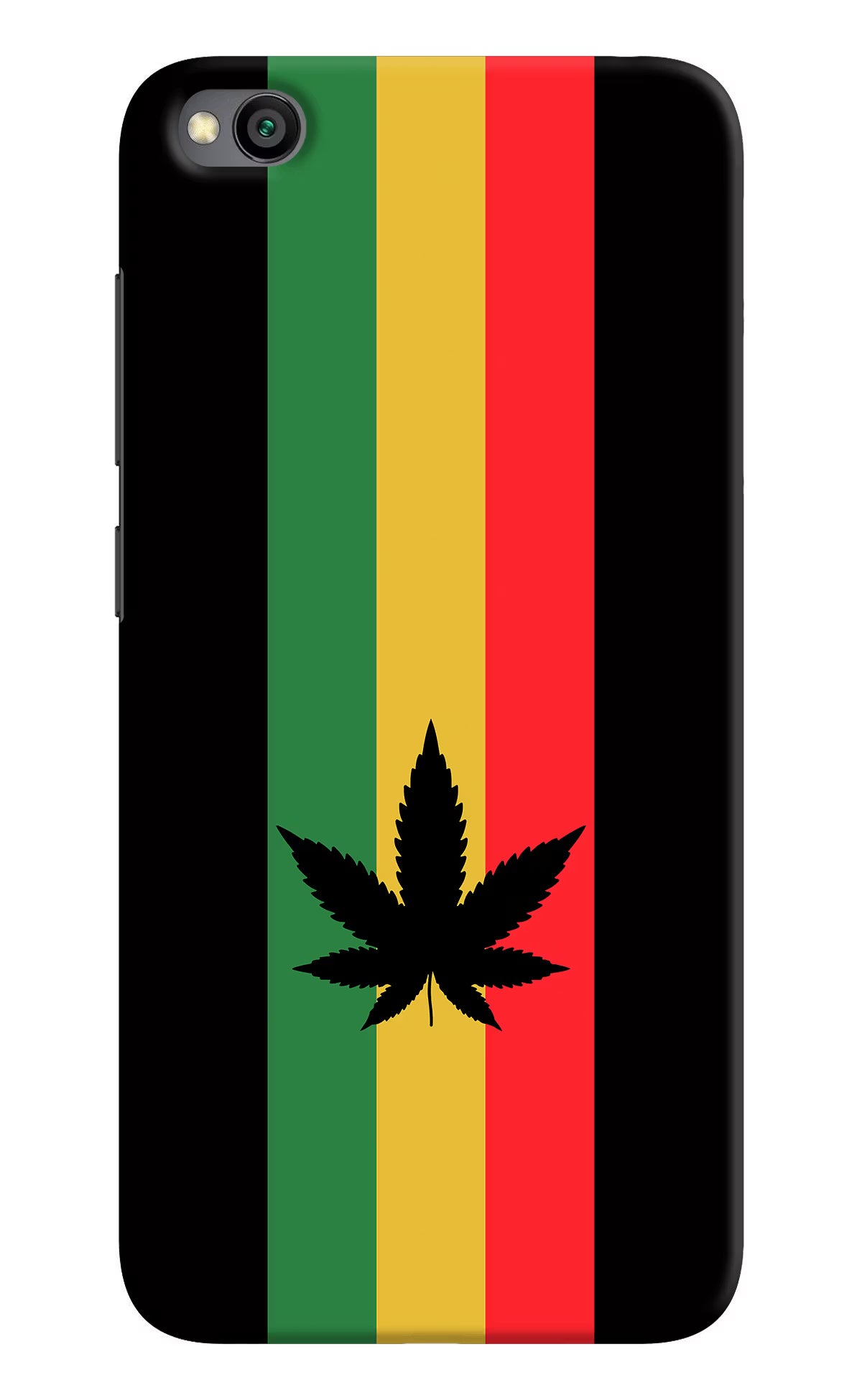 Weed Flag Redmi Go Back Cover - Weed Flag Redmi Go Hard Case Back Cover by Casekaro Weed Flag Redmi Go Hard Case Back Cover by Casekaro