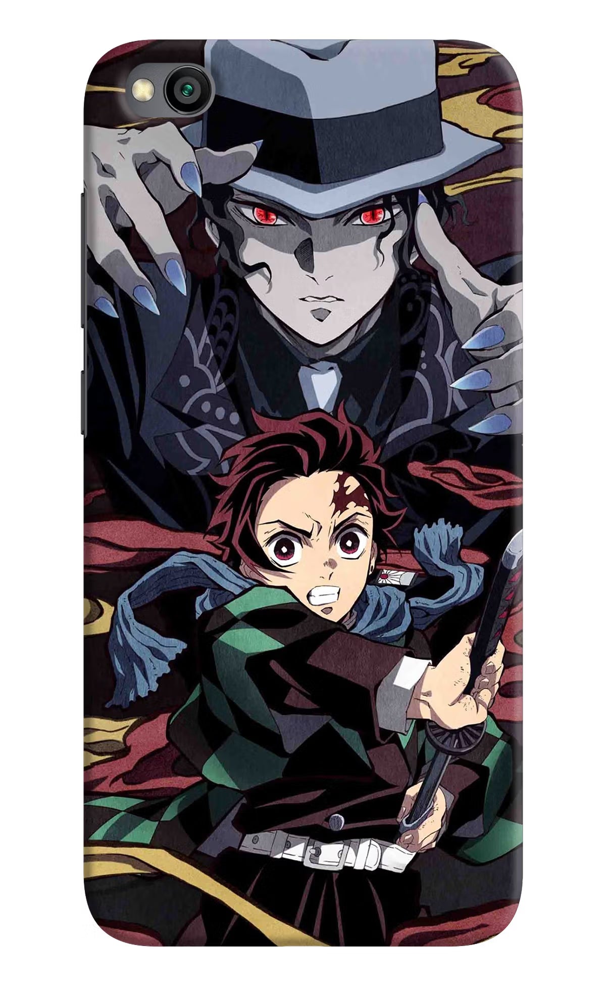Demon Slayer Redmi Go Back Cover - Demon Slayer Redmi Go Hard Case Back Cover by Casekaro Demon Slayer Redmi Go Hard Case Back Cover by Casekaro